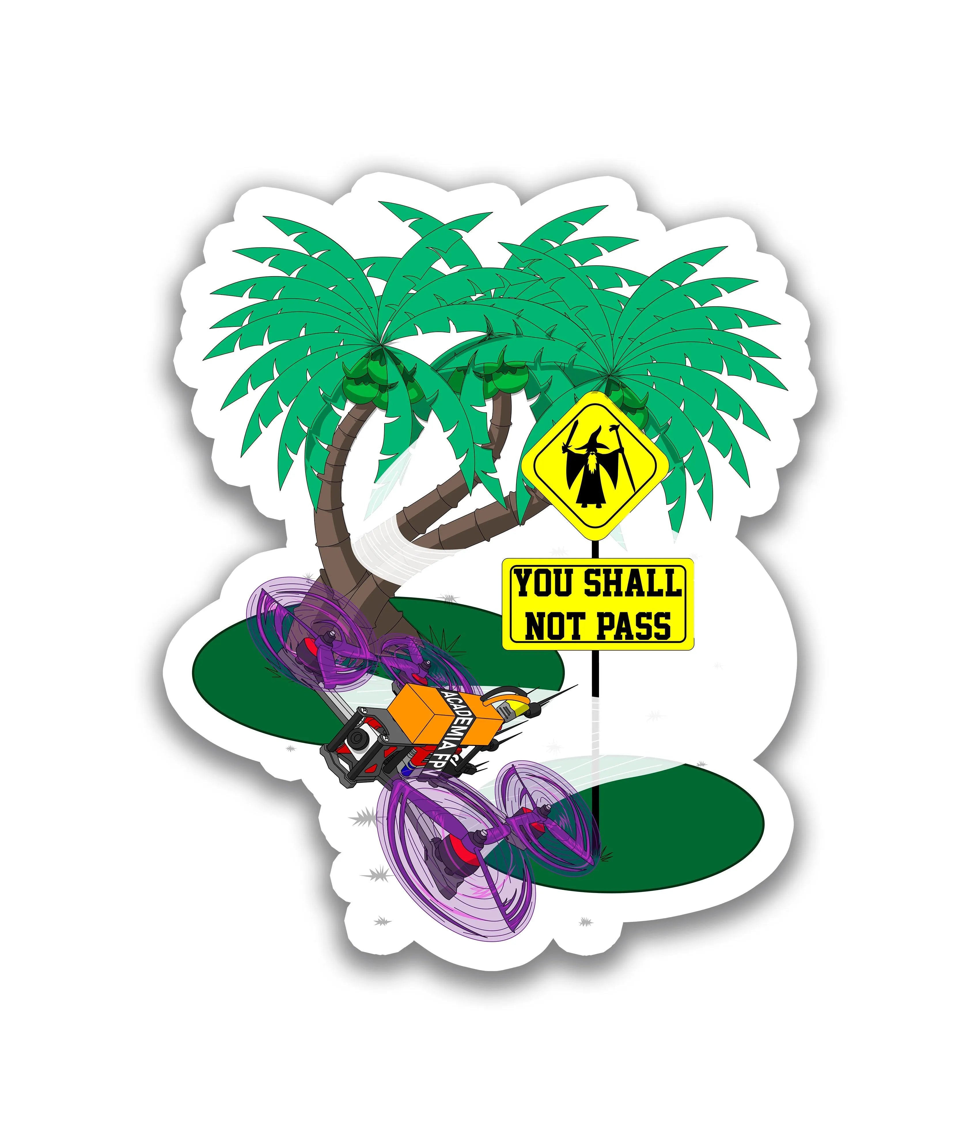 Not Pass - Rei do Sticker