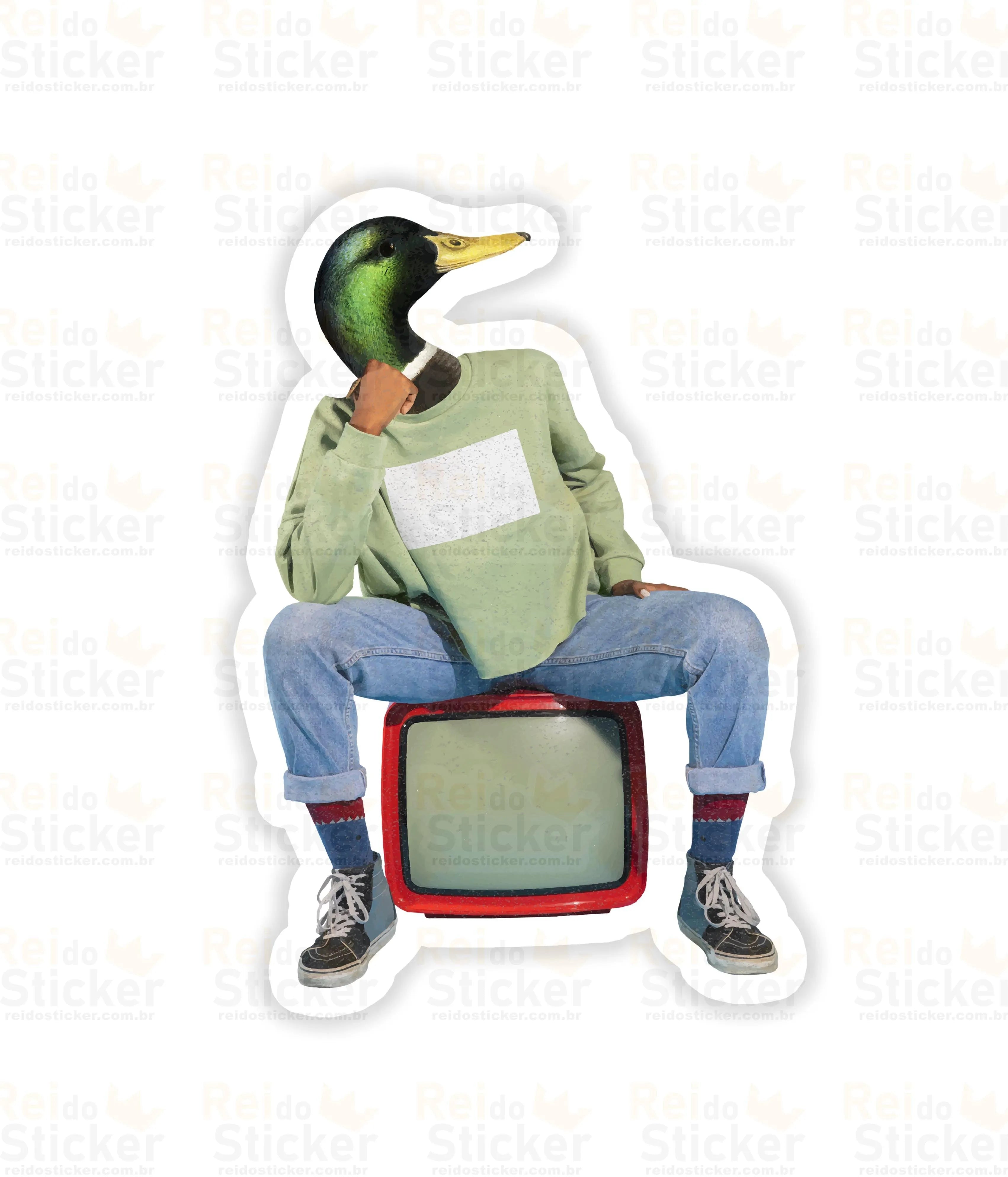 O Marreco Pensador - Rei do Sticker