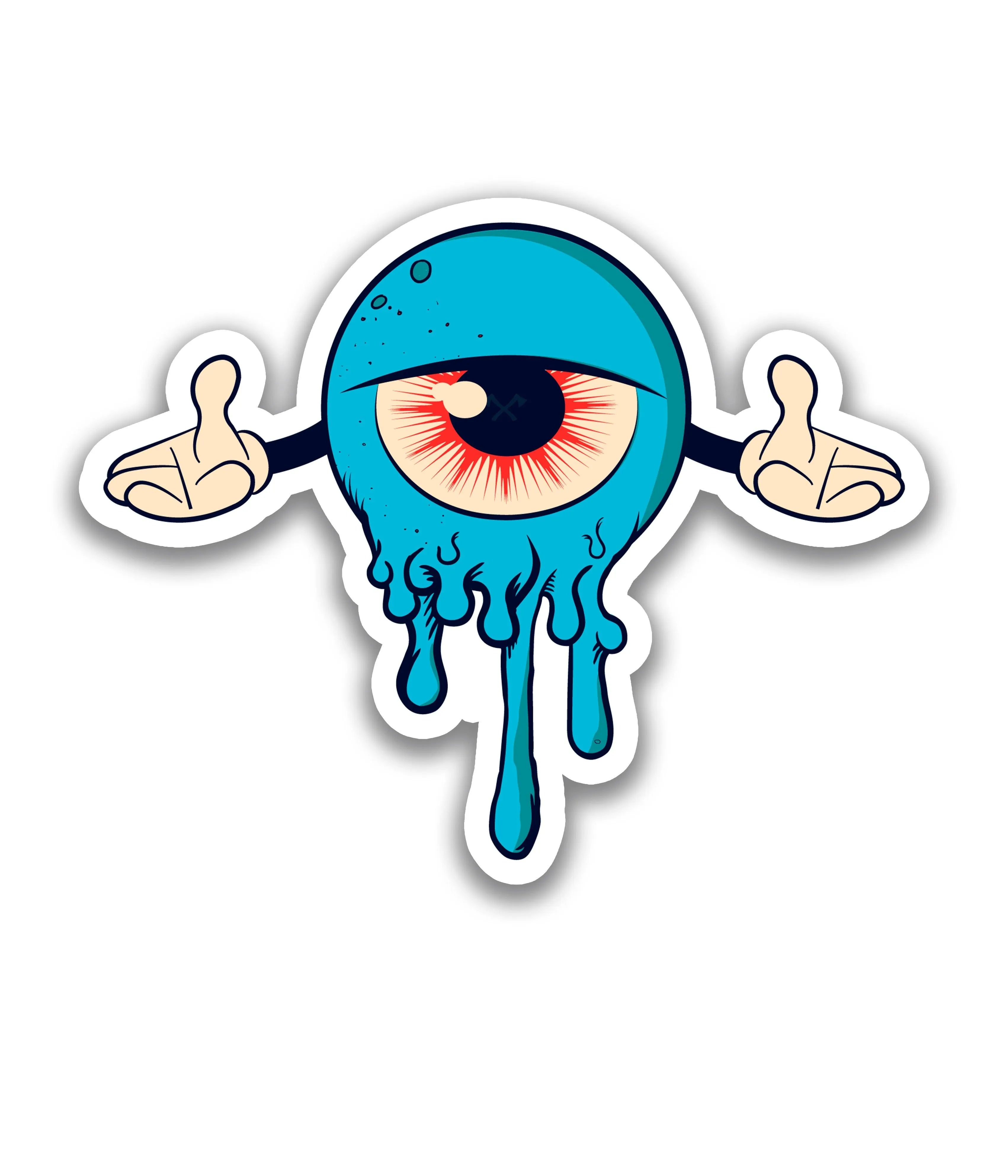 Olho blue - Rei do Sticker