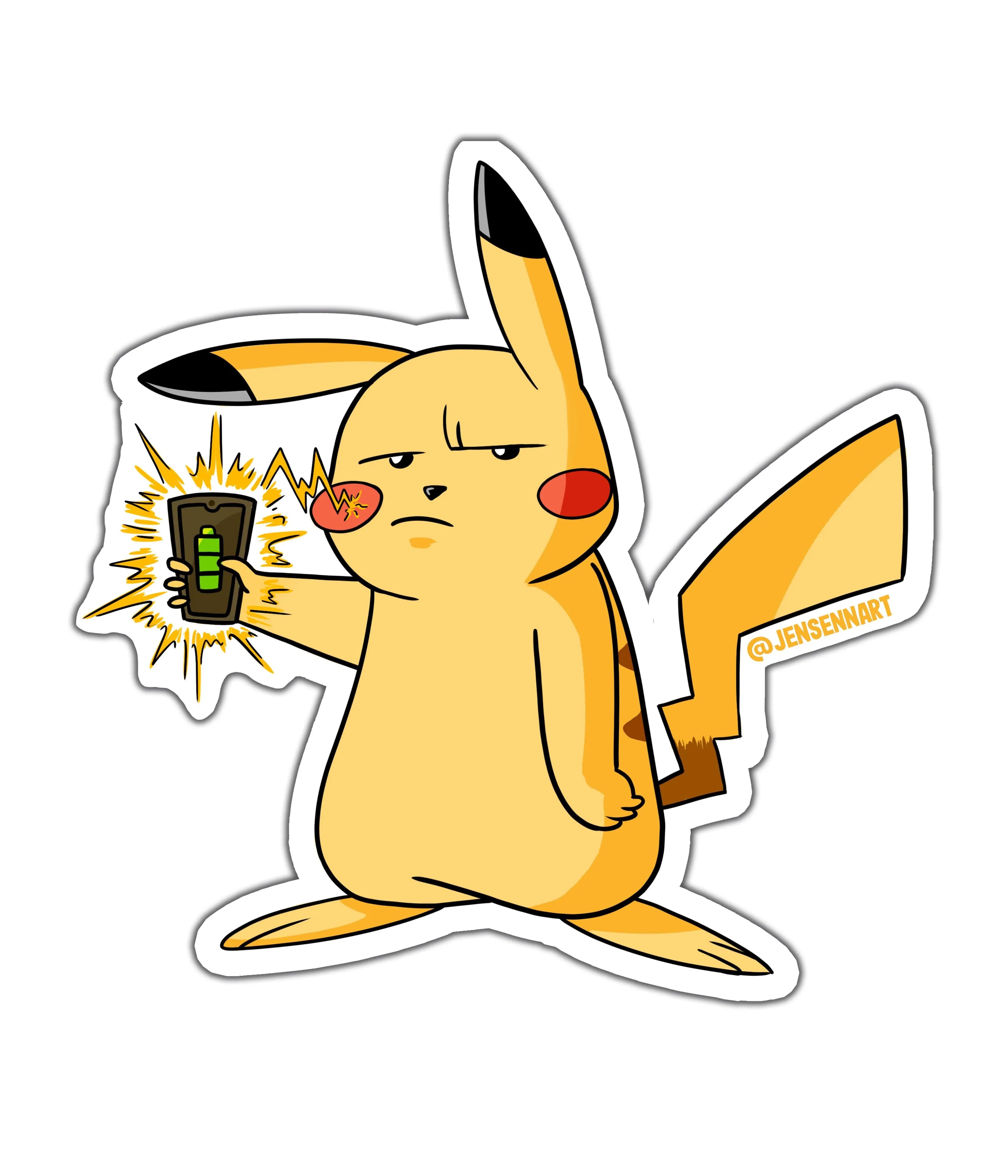 Pikachu - Rei do Sticker