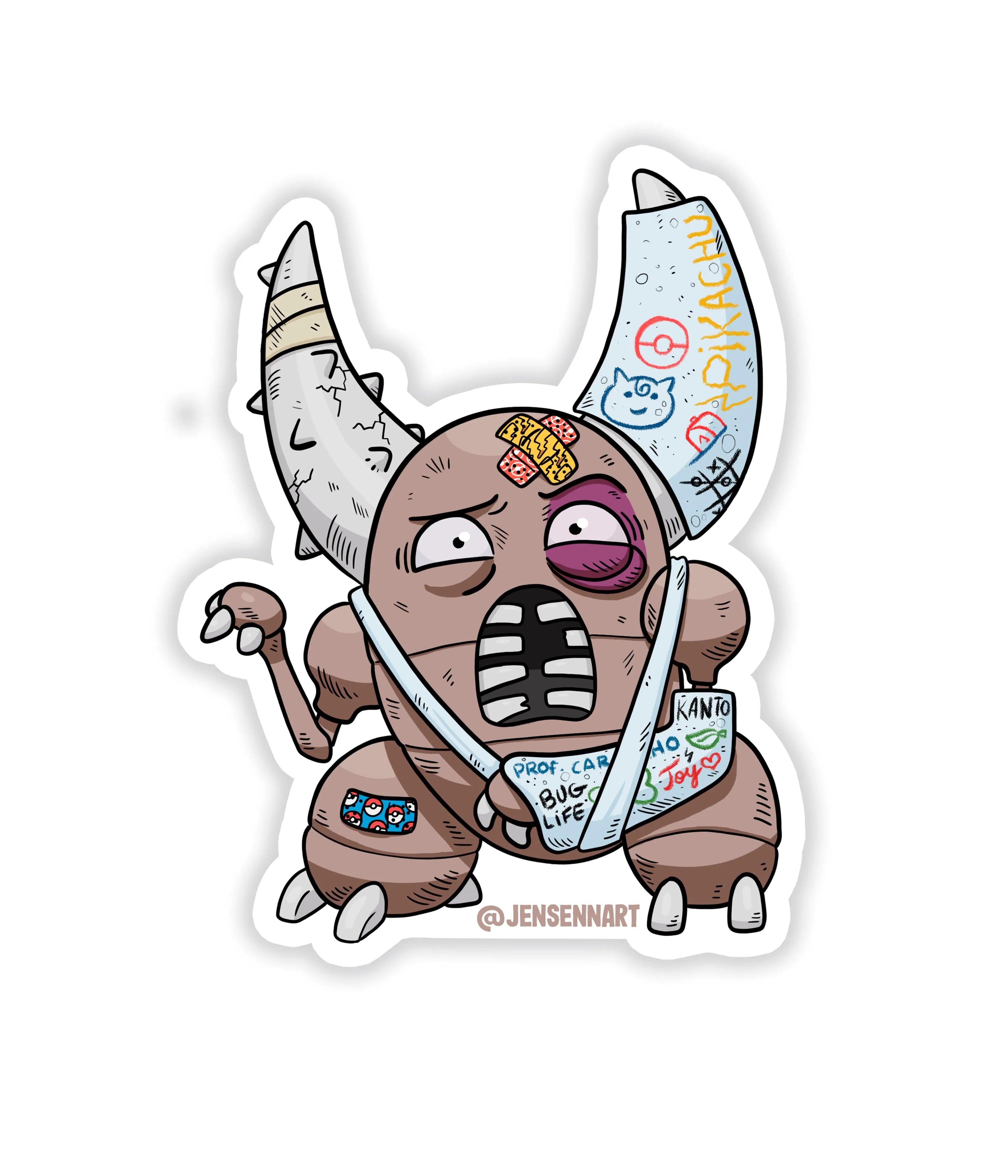 Pinsir - Rei do Sticker