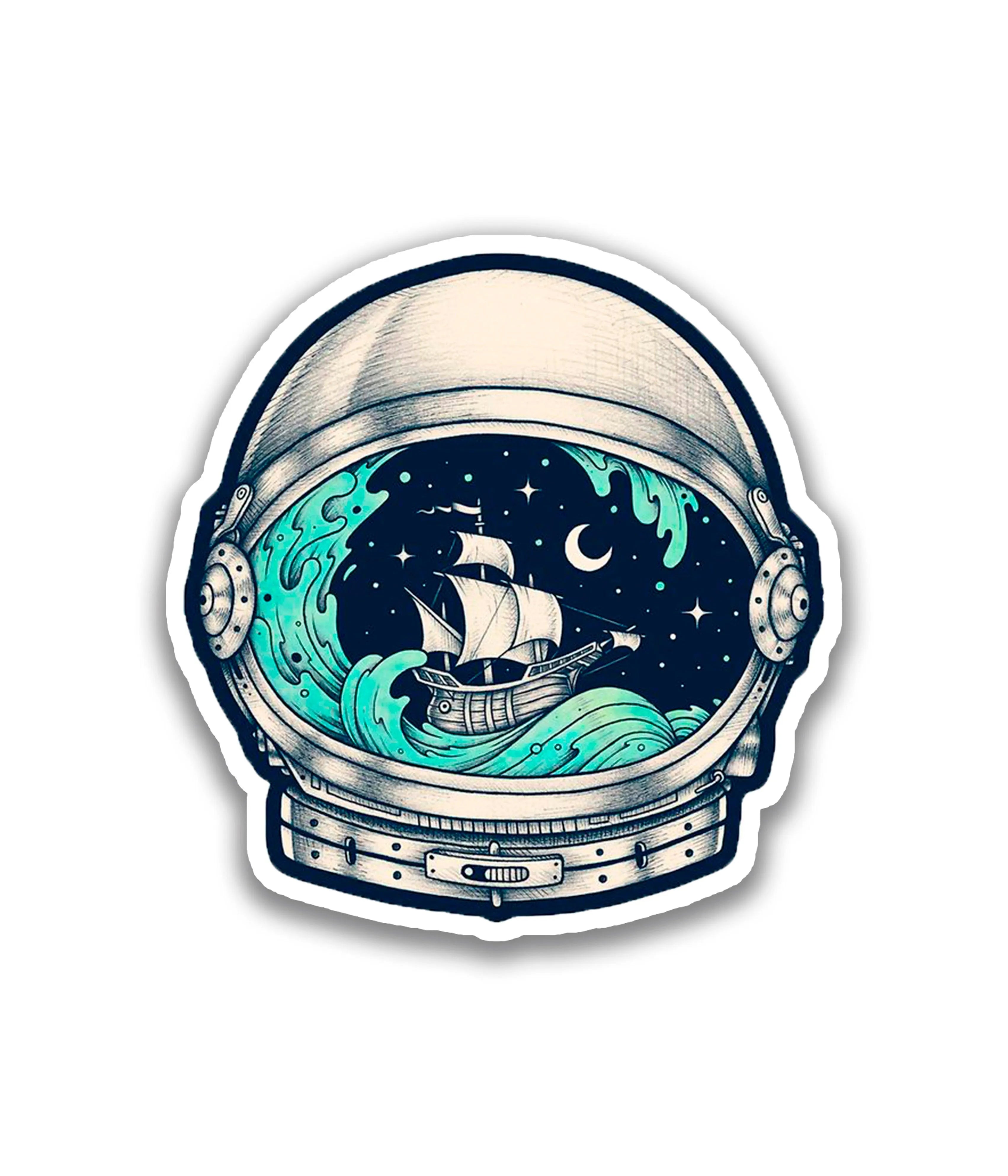 Pirata do espaço - Rei do Sticker