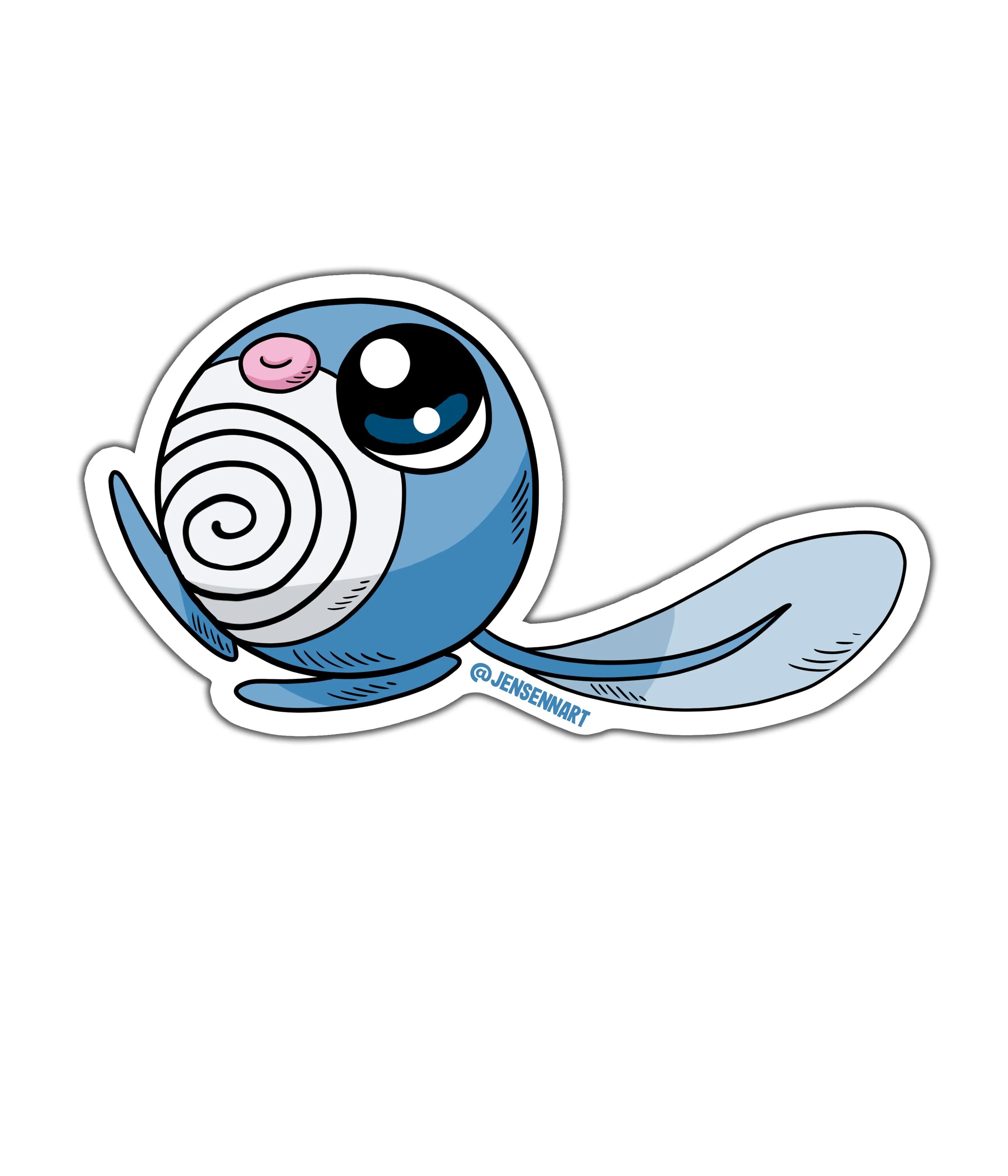Poliwag - Rei do Sticker