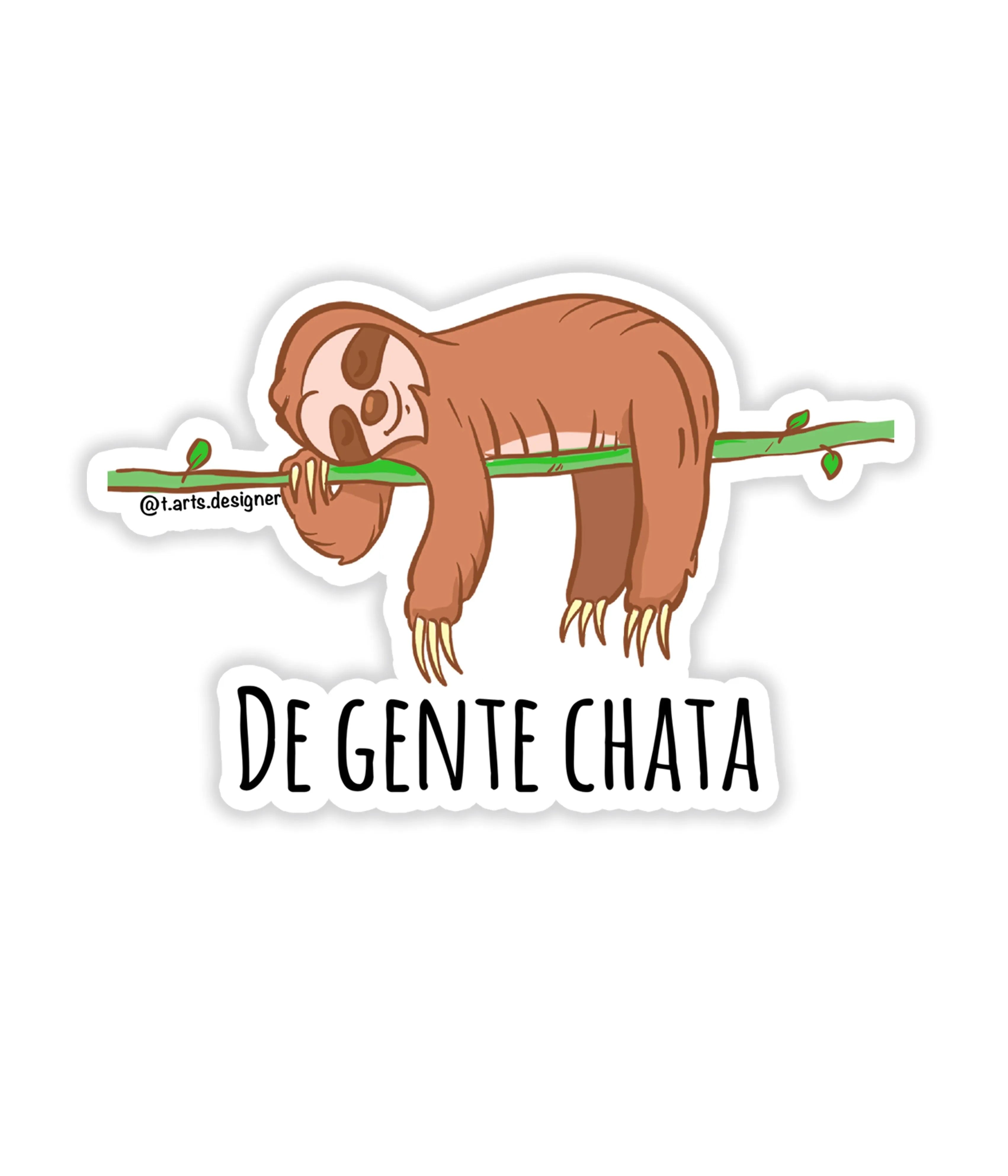 Preguiça De Gente Chata - Rei do Sticker