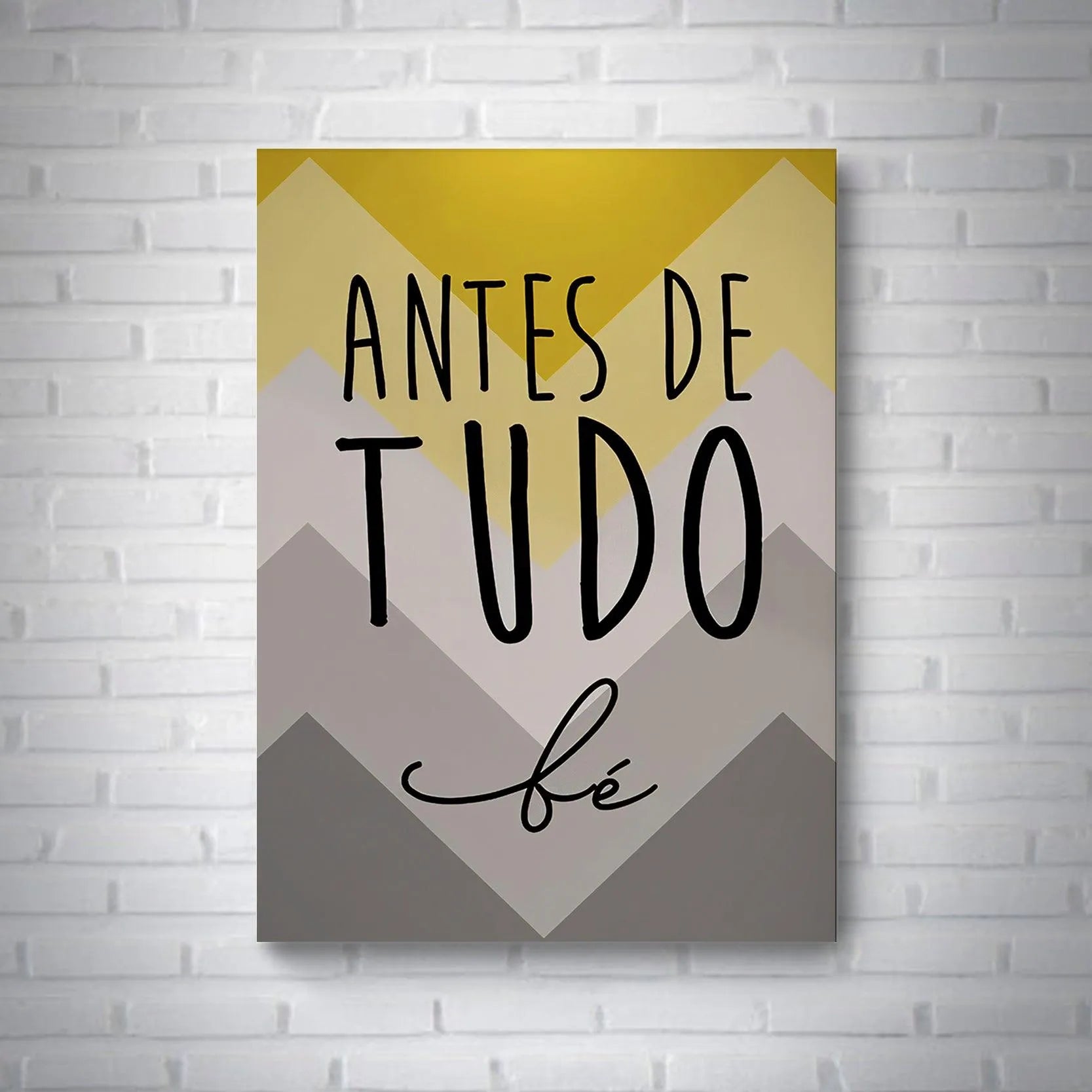 Quadro Antes De Tudo - Rei do Sticker