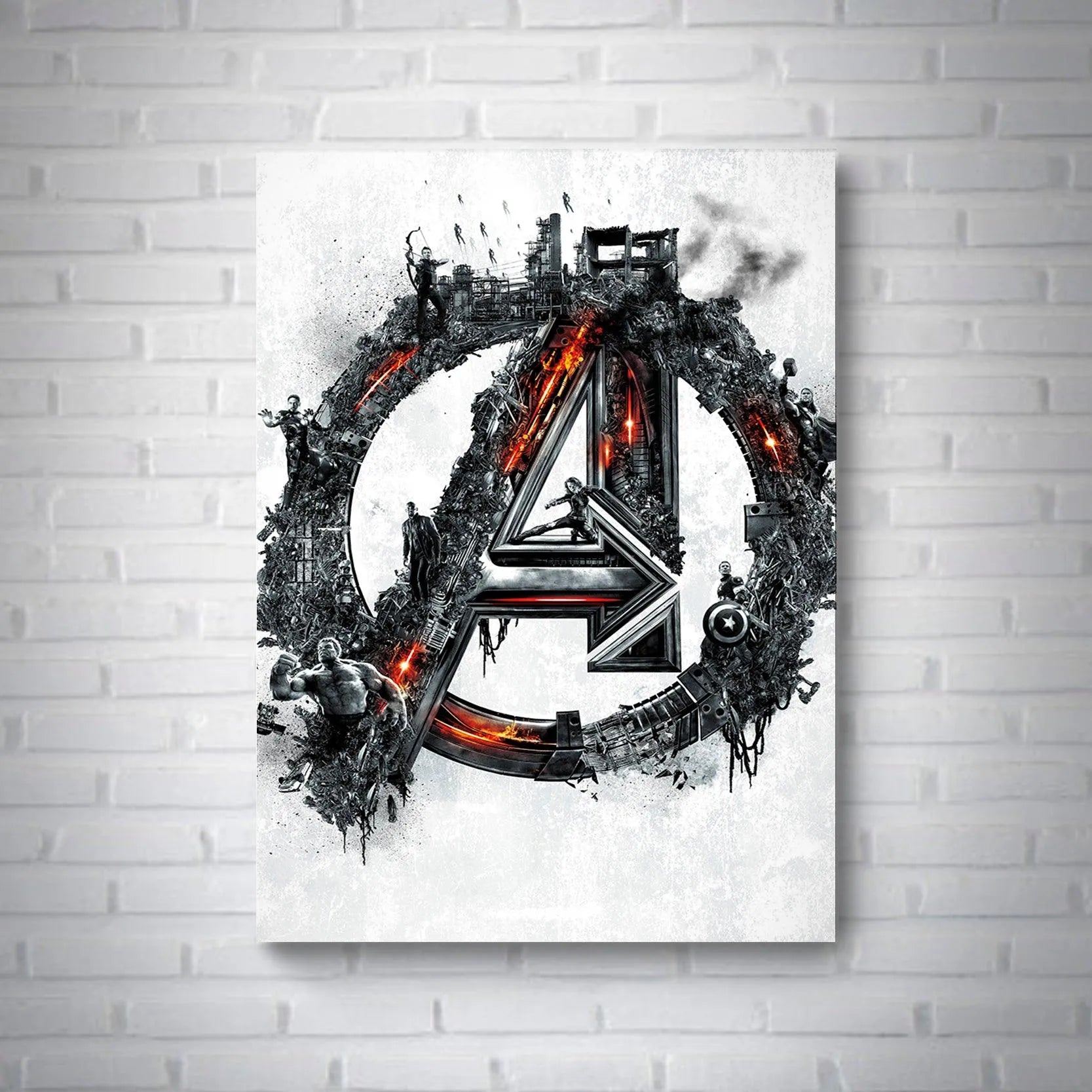 Quadro Avengers - Rei do Sticker
