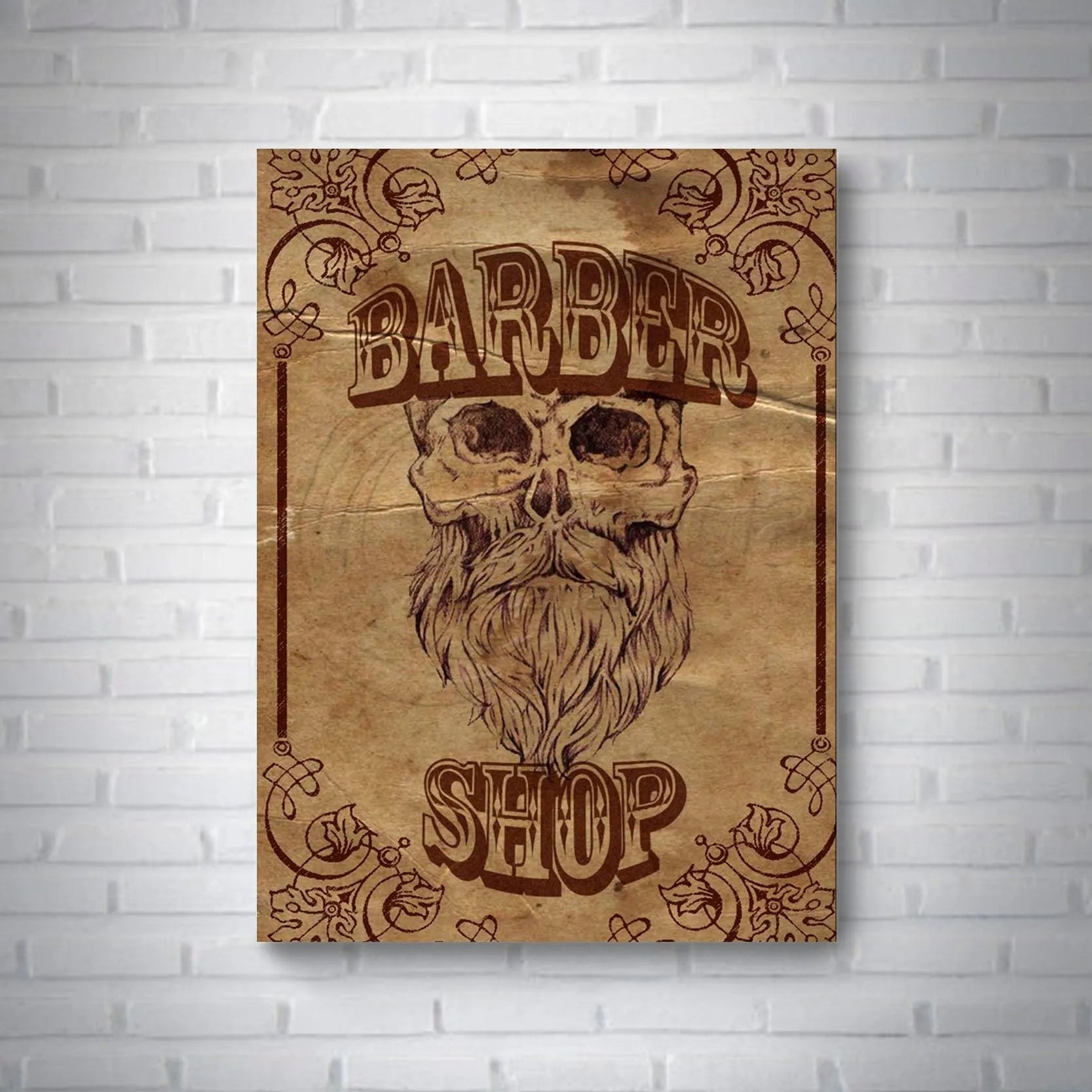 Quadro Baber Shop - Rei do Sticker