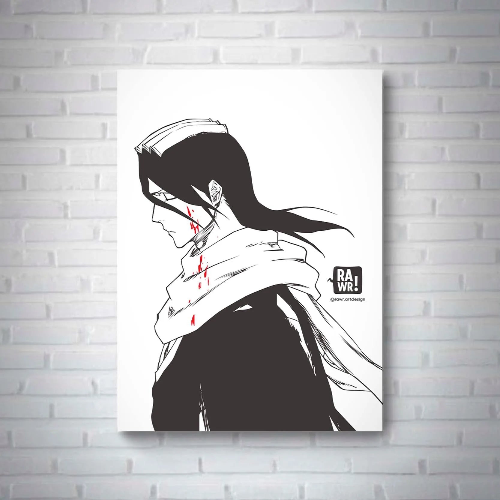 Quadro Byakuya - Rei do Sticker