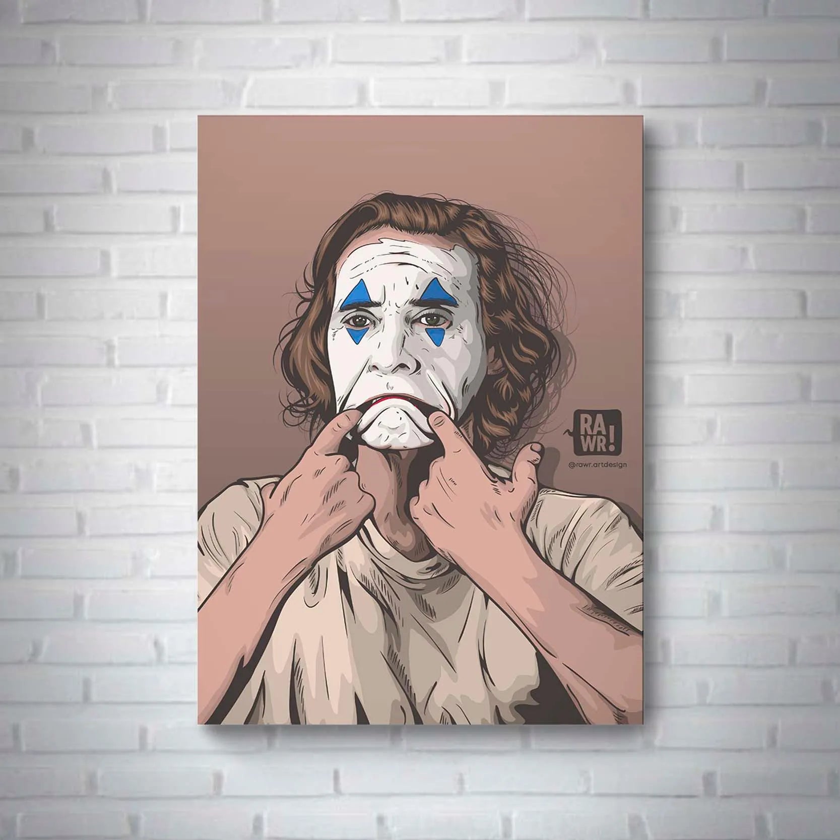 Quadro Coringa - Rei do Sticker
