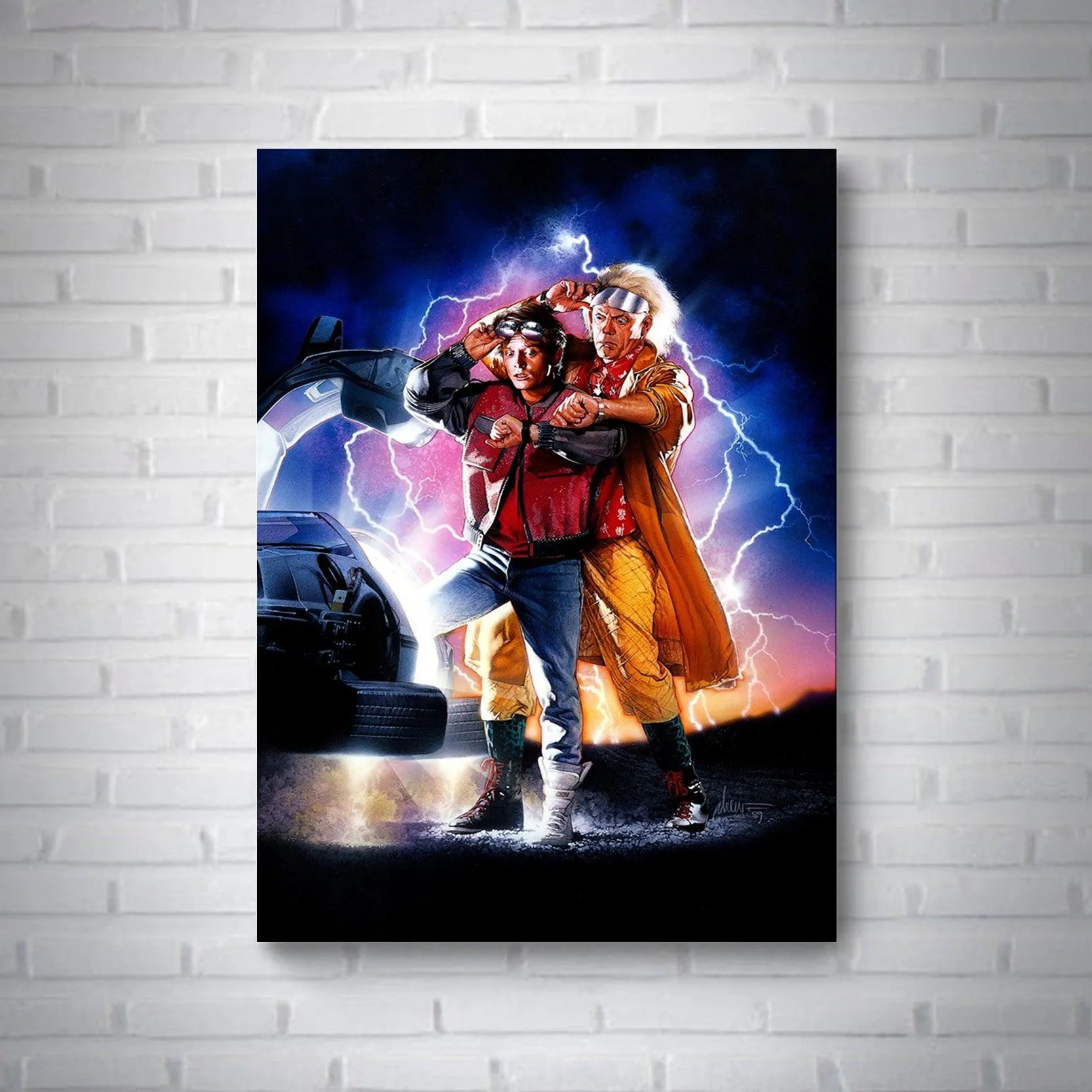 Quadro De Volta Para o Futuro V2 - Rei do Sticker