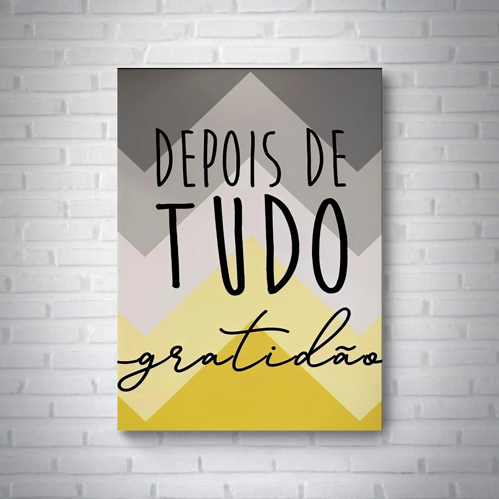 Quadro Depois De Tudo - Rei do Sticker