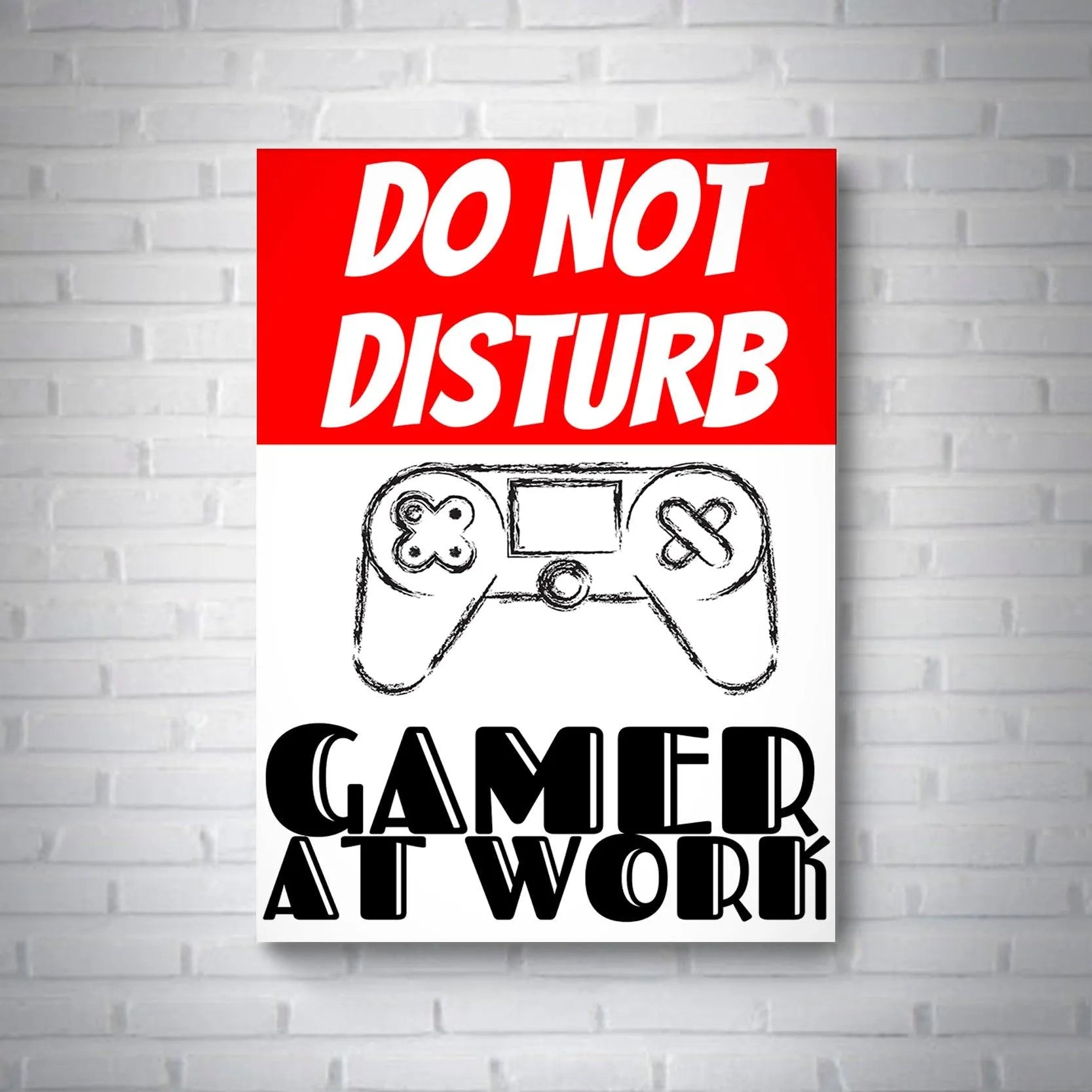 Quadro Do Not Disturb - Rei do Sticker