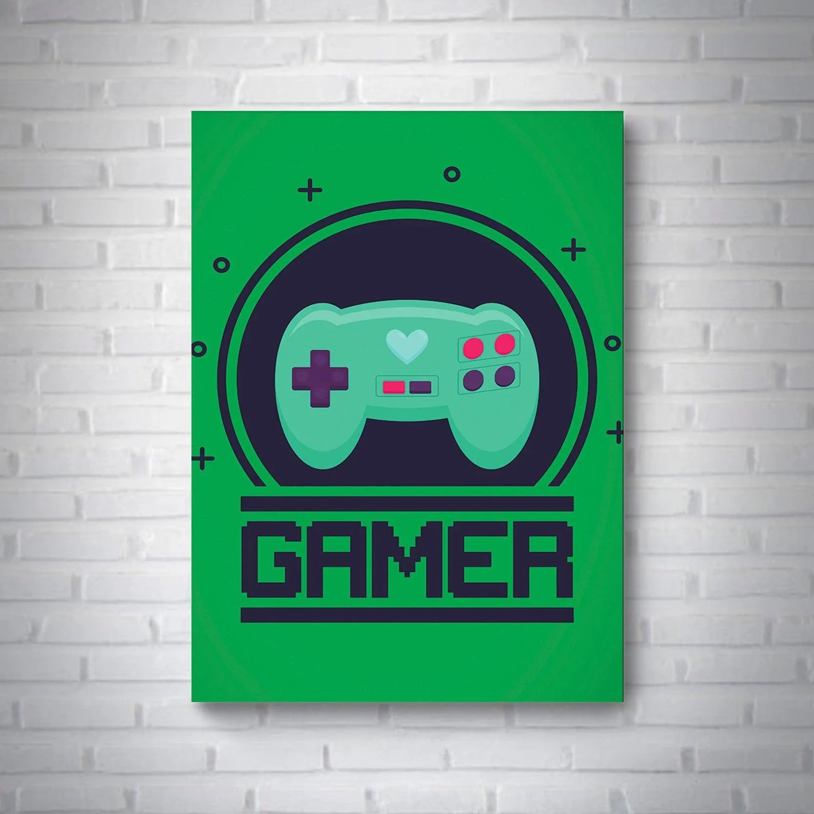 Quadro Gamer - Rei do Sticker