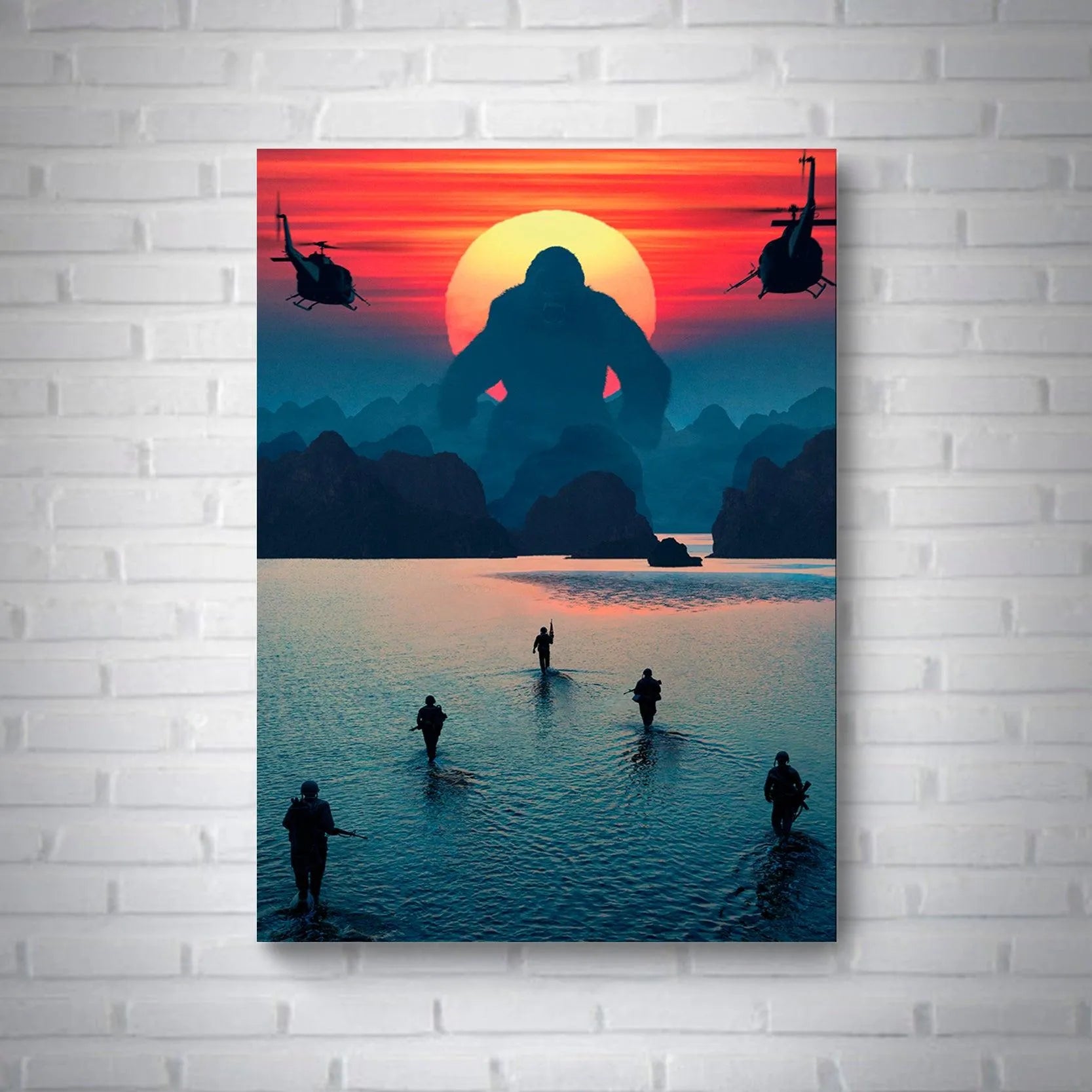 Quadro King Kong - Rei do Sticker