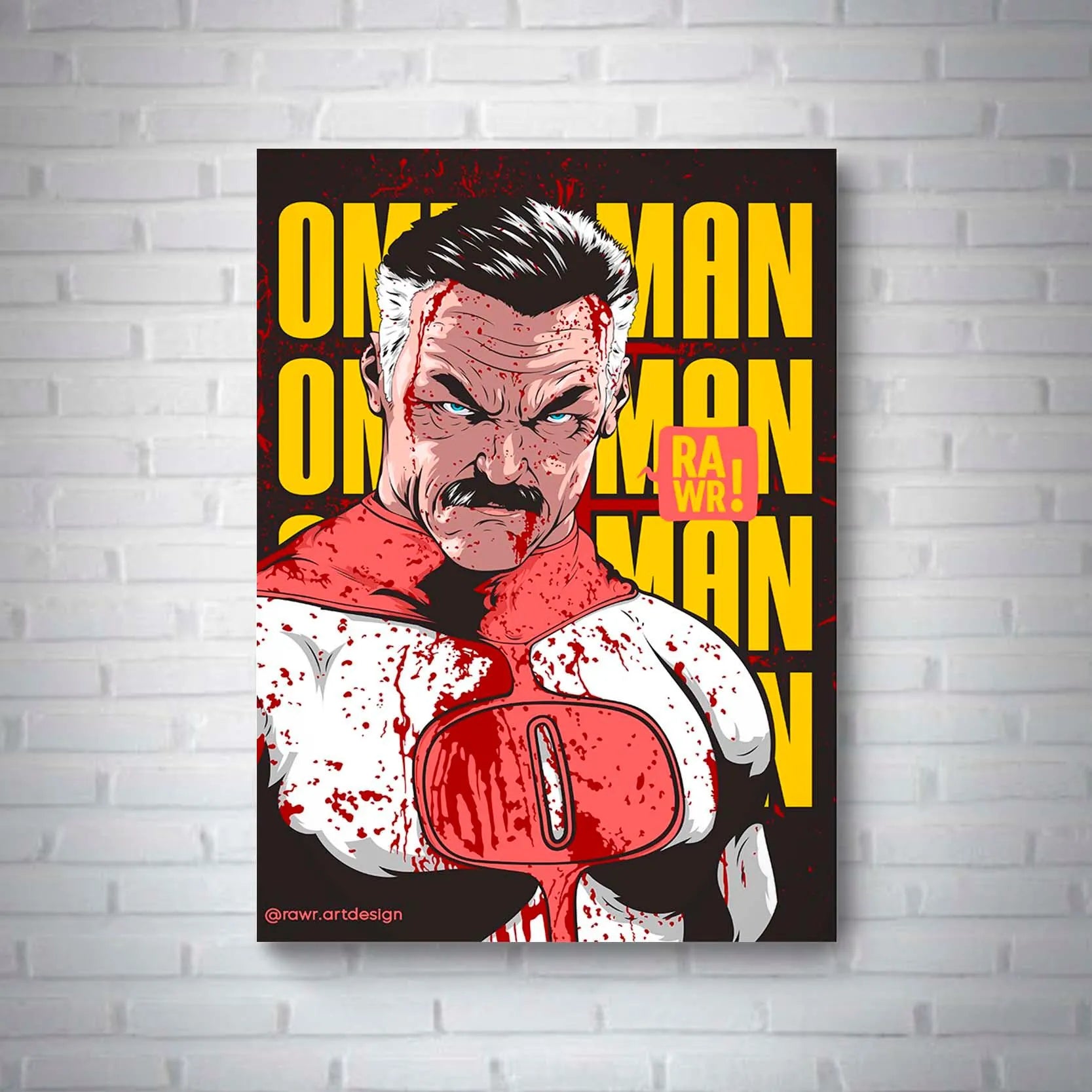 Quadro Omni-man - Rei do Sticker