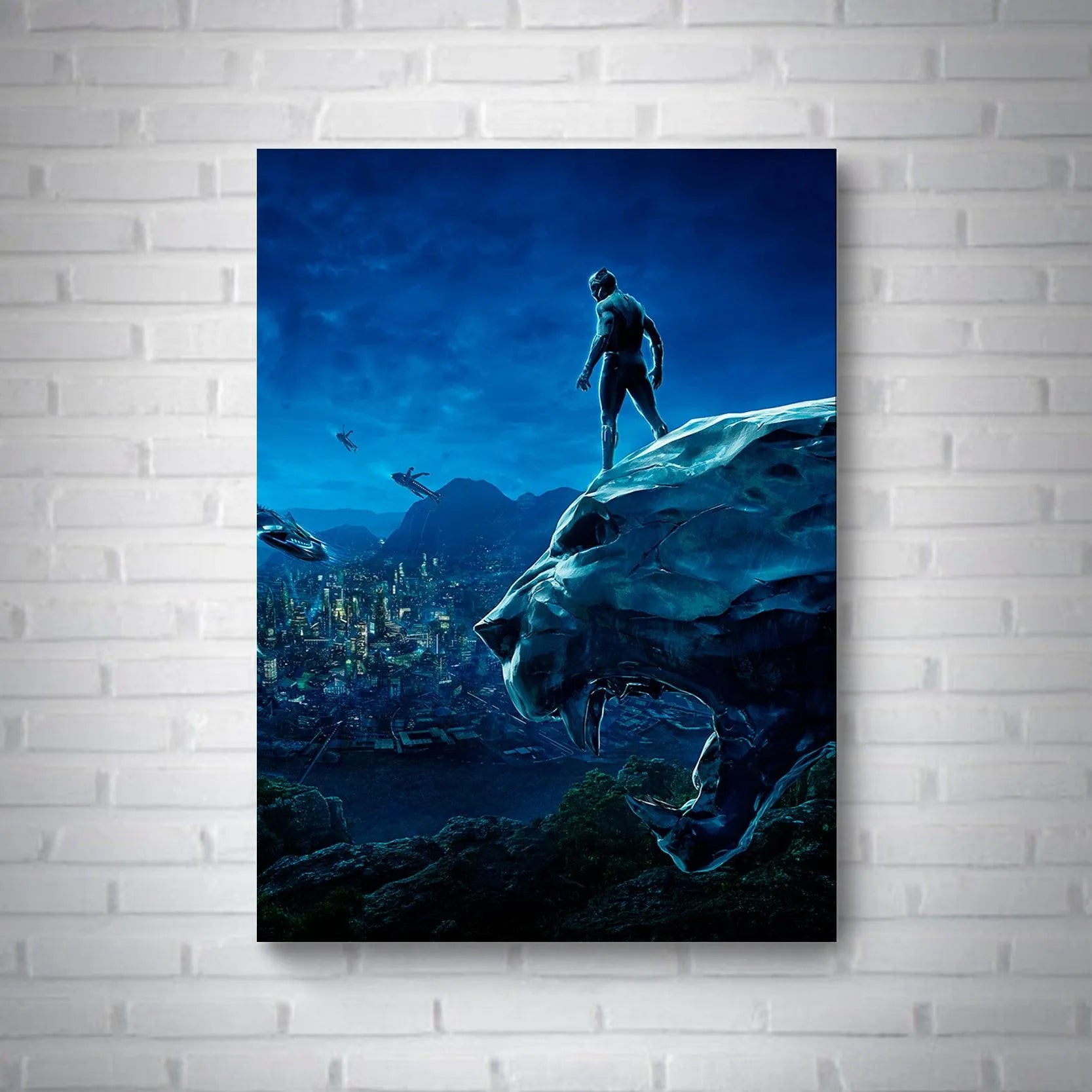 Quadro Pantera Negra - Rei do Sticker