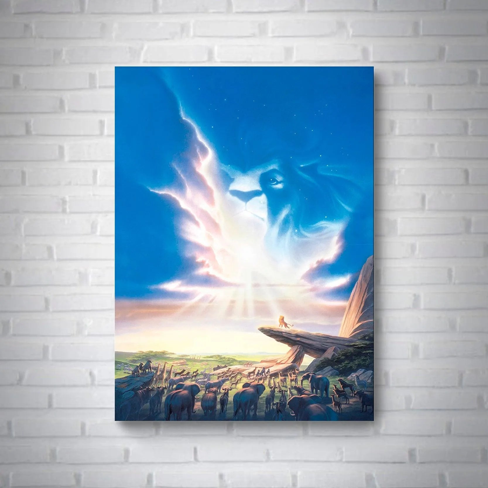 Quadro Rei Leão - Rei do Sticker