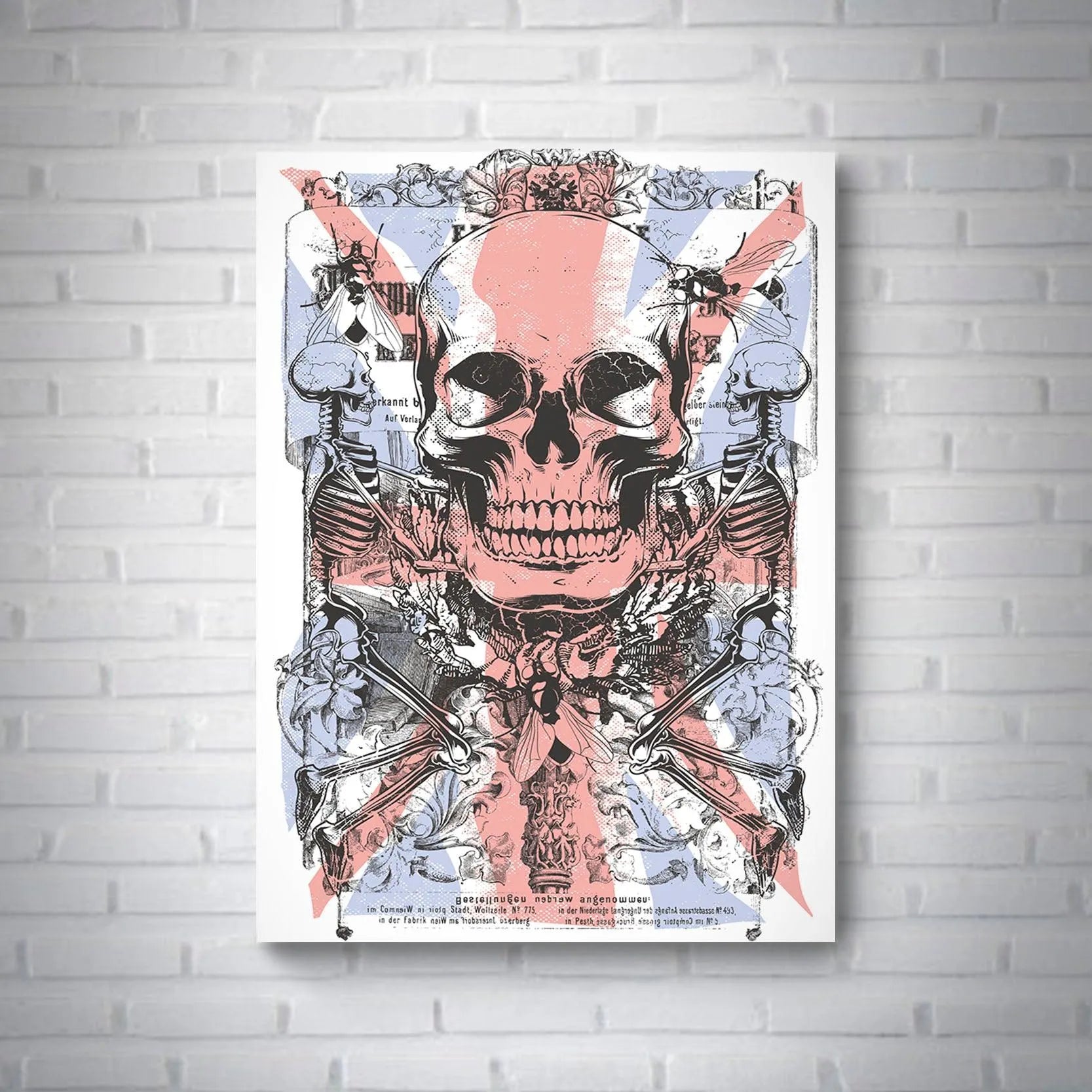 Quadro Skull - Rei do Sticker