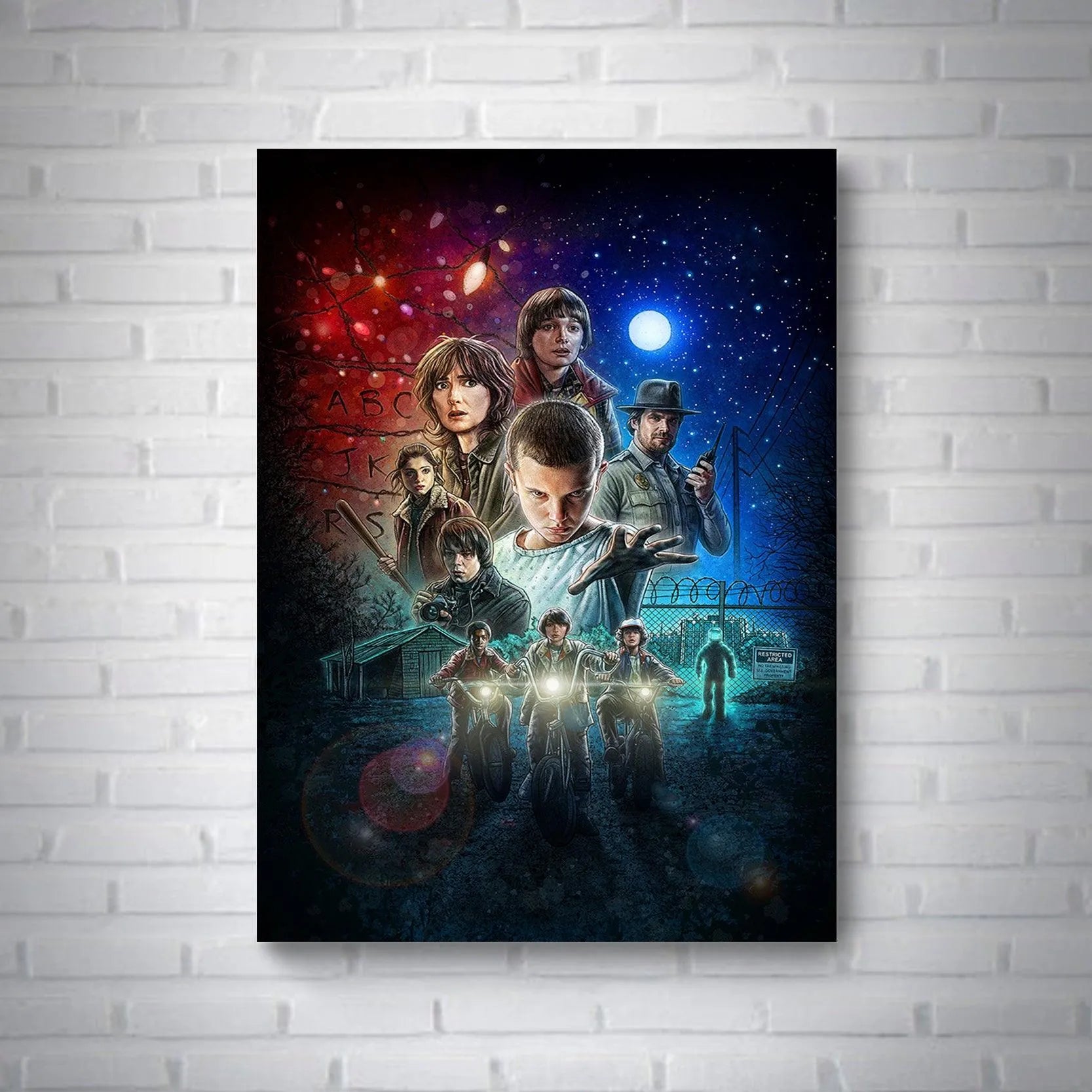 Quadro Stranger Things V2 - Rei do Sticker