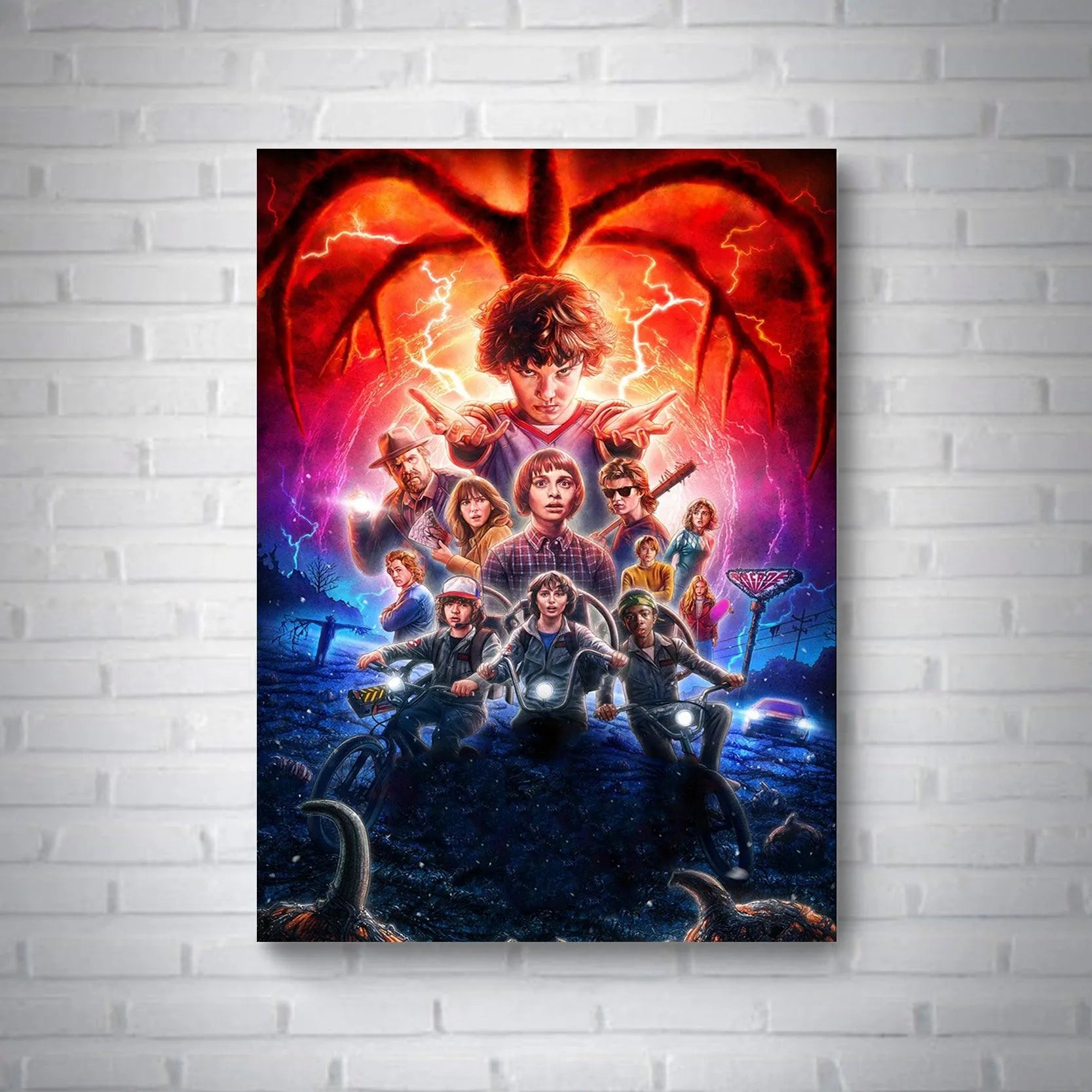 Quadro Stranger Things V5 - Rei do Sticker