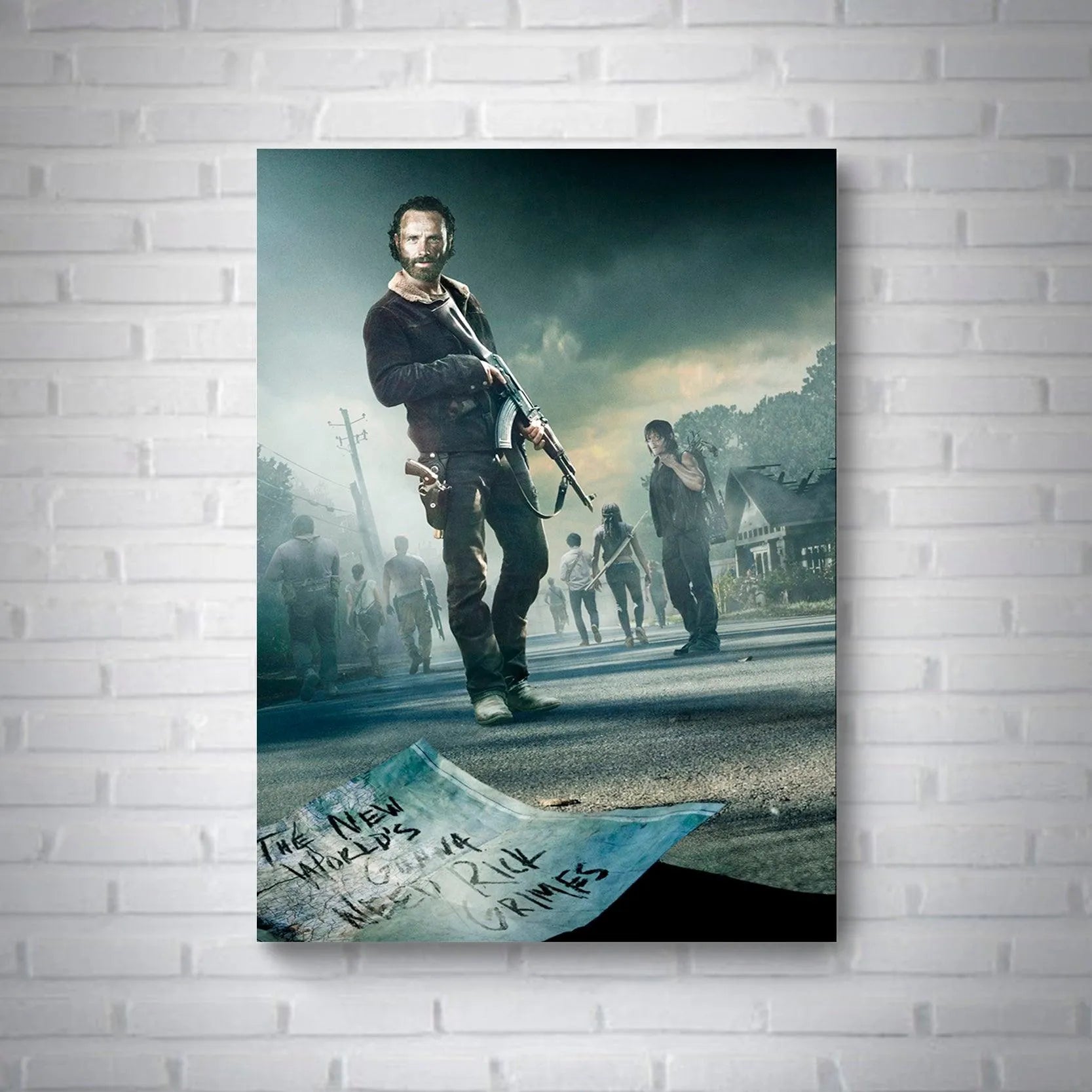 Quadro The Walking Dead - Rei do Sticker