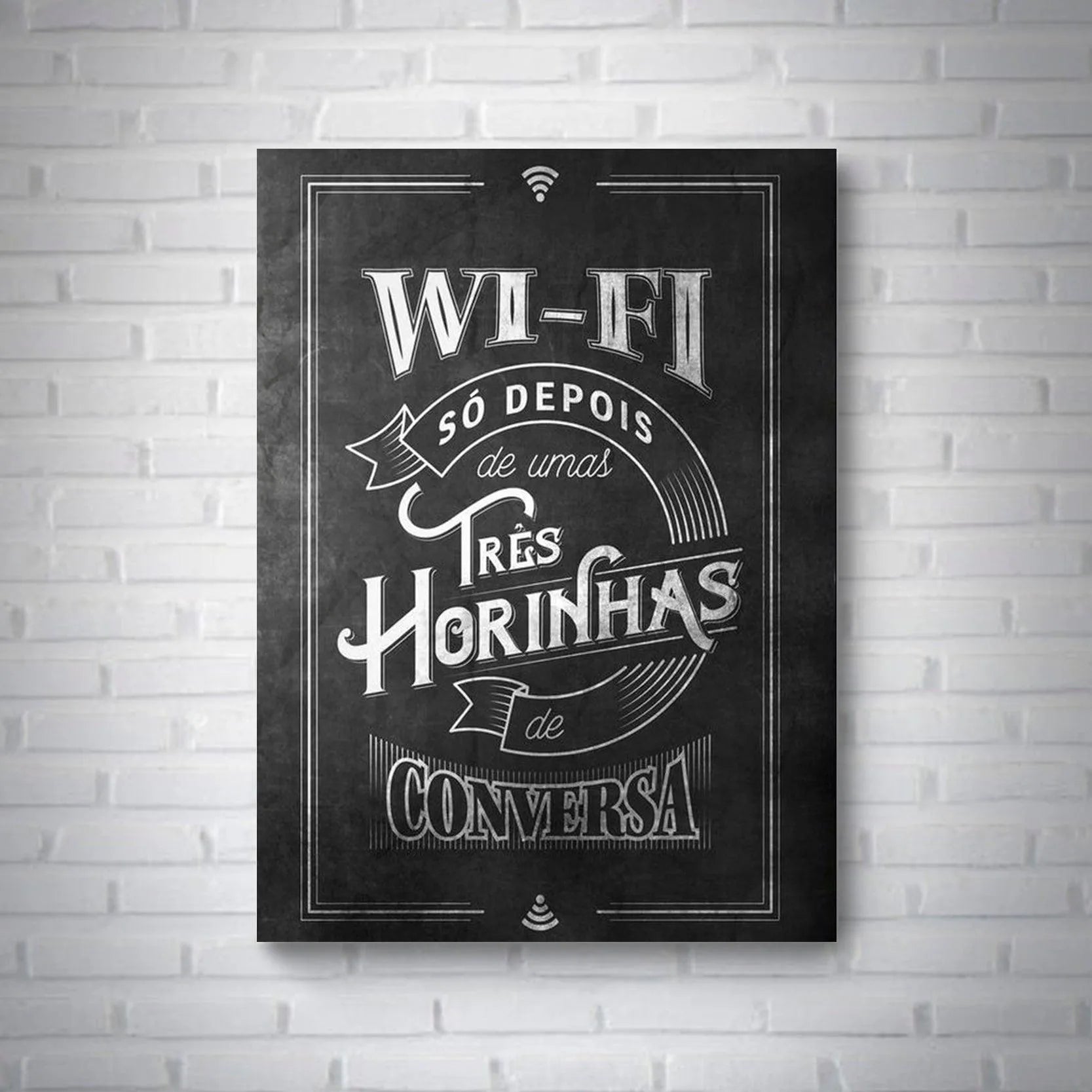 Quadro Wifi - Rei do Sticker