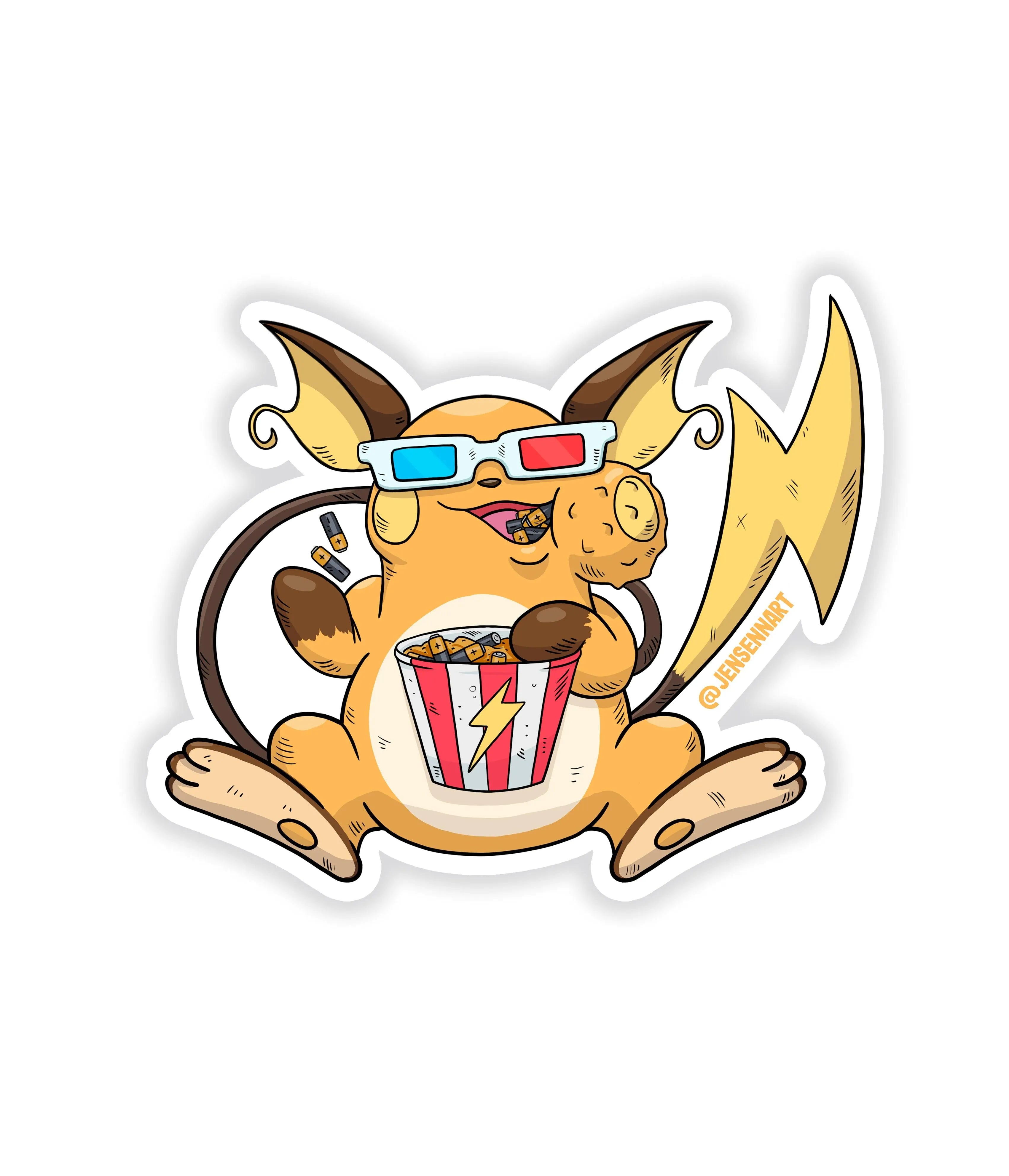 Raichu - Rei do Sticker