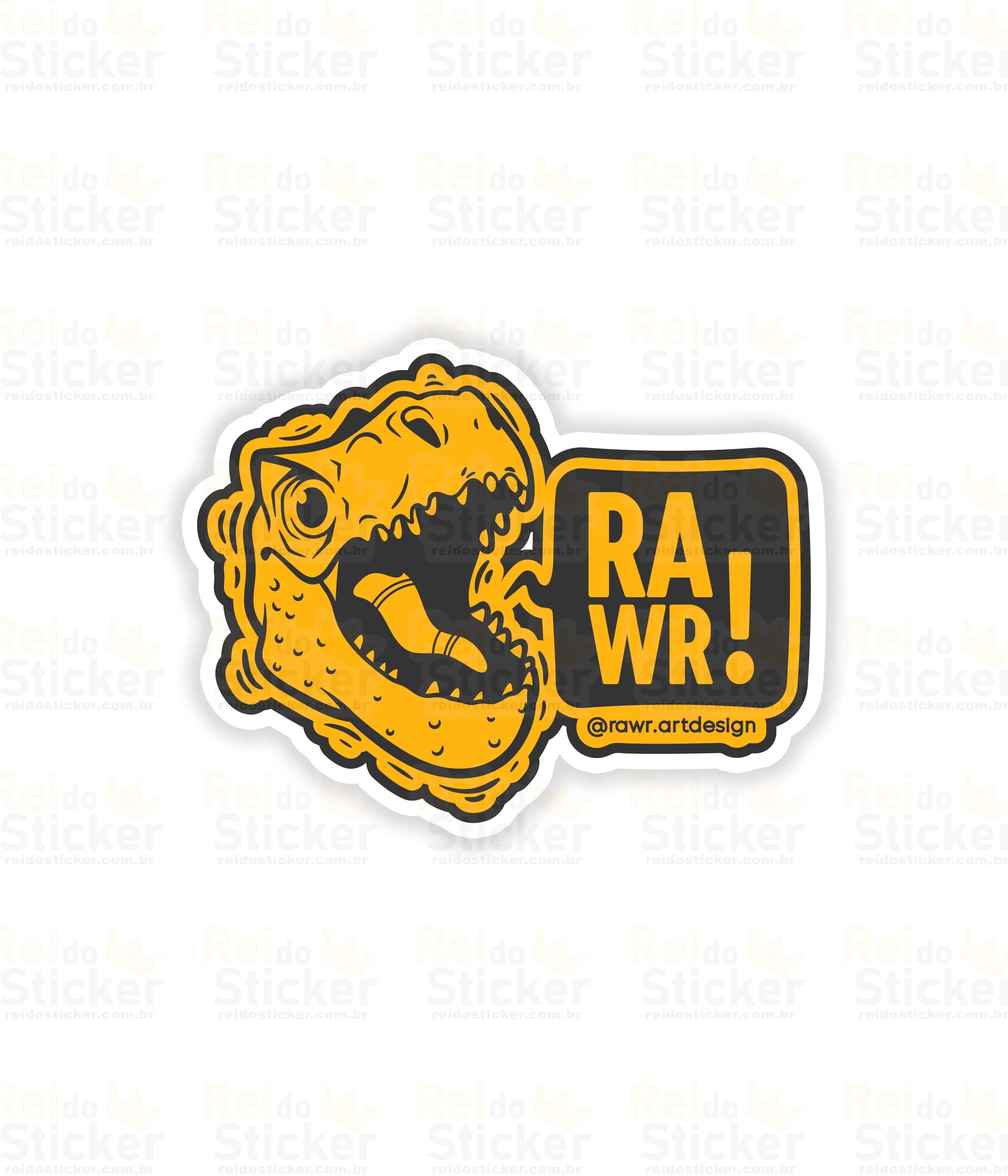 Rawr - Rei do Sticker