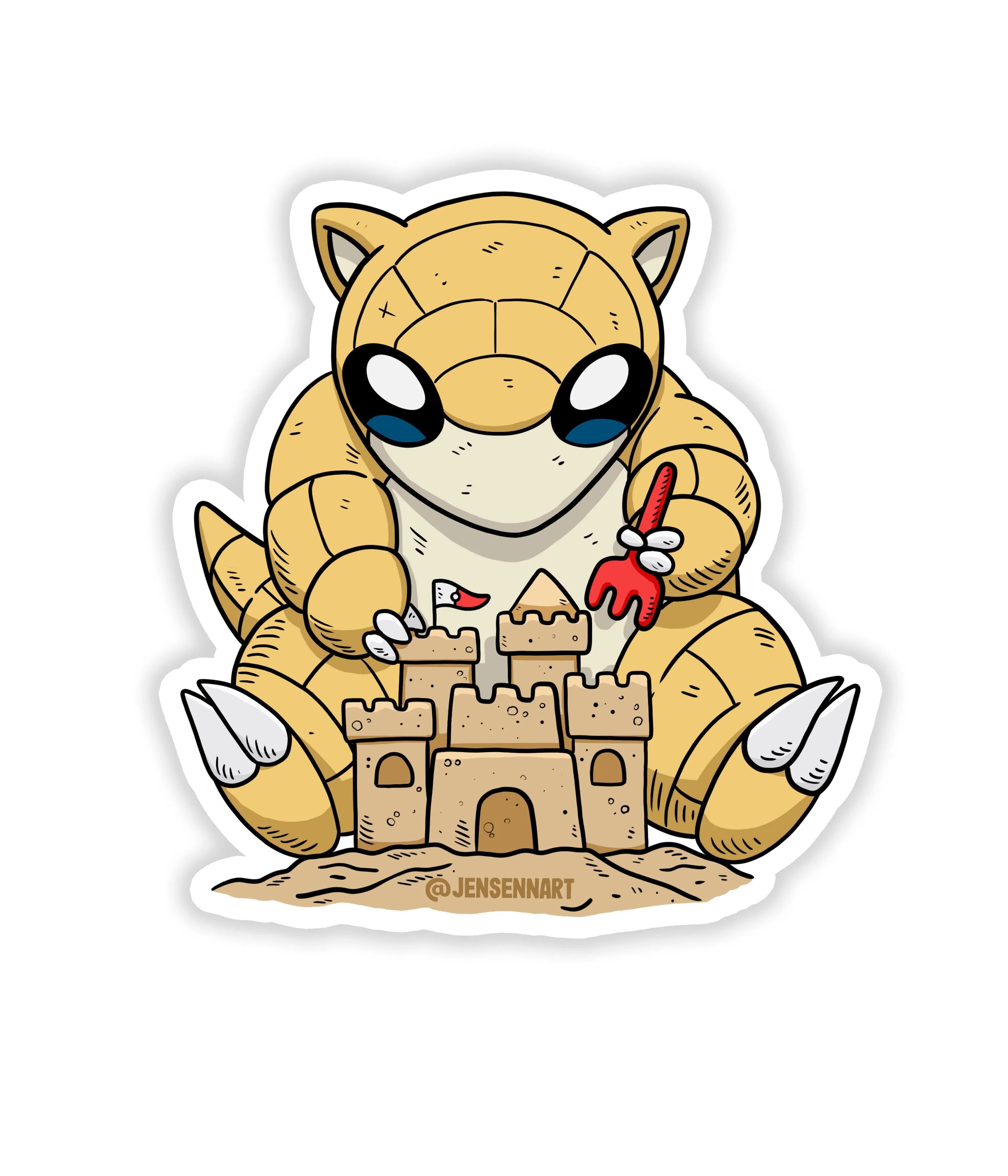 Sandshrew - Rei do Sticker