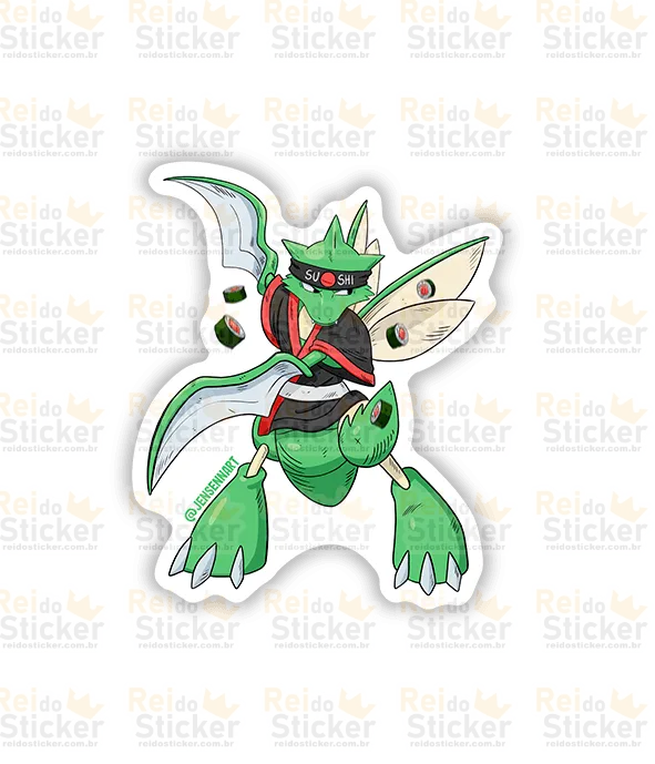 SCYTHER - Rei do Sticker