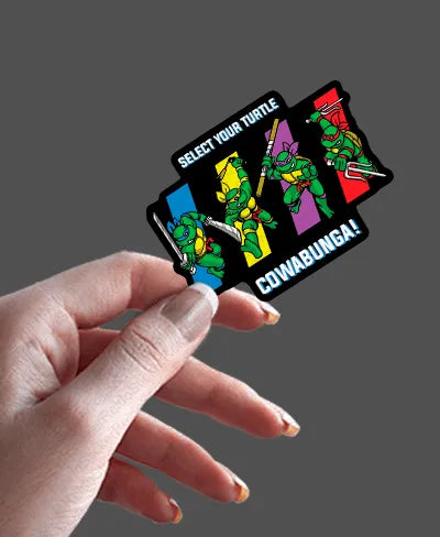 Select Your Turtle - Rei do Sticker