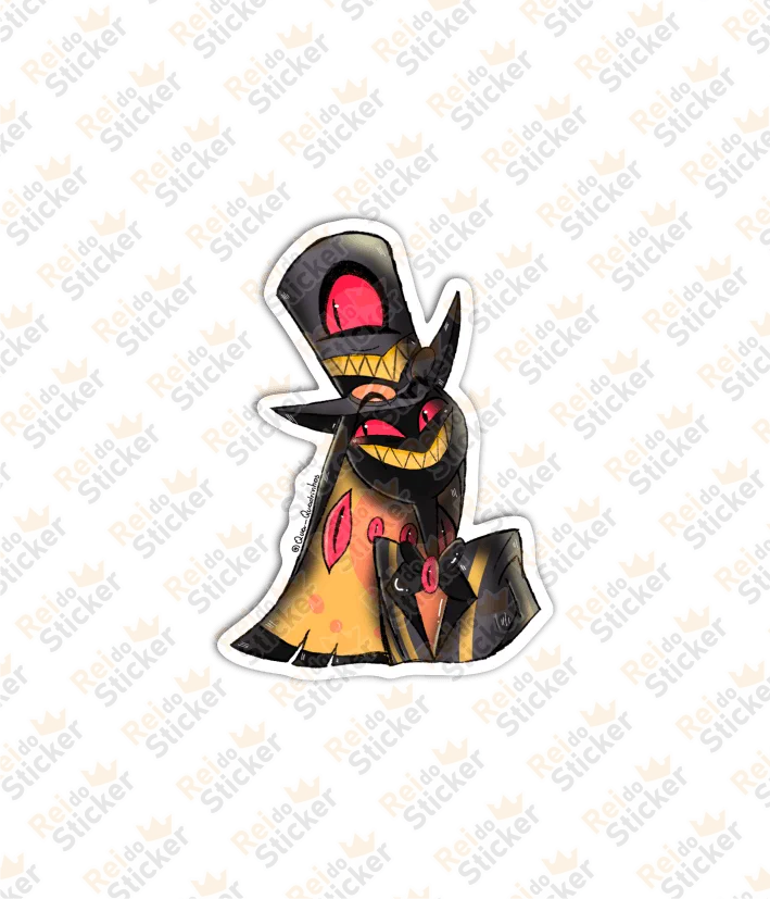 Sir Pentious - Hazbin Hotel - Rei do Sticker