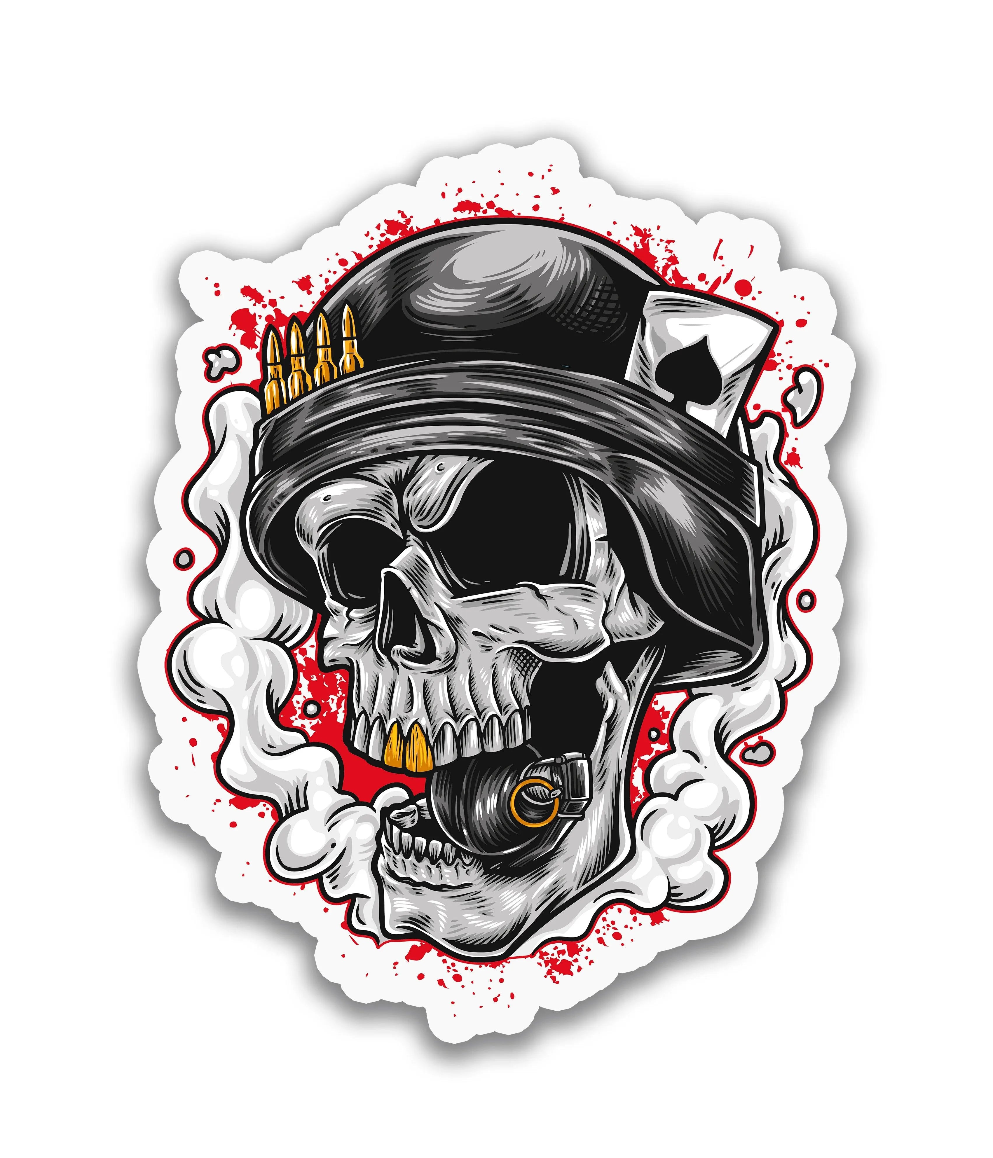 Skull - Rei do Sticker