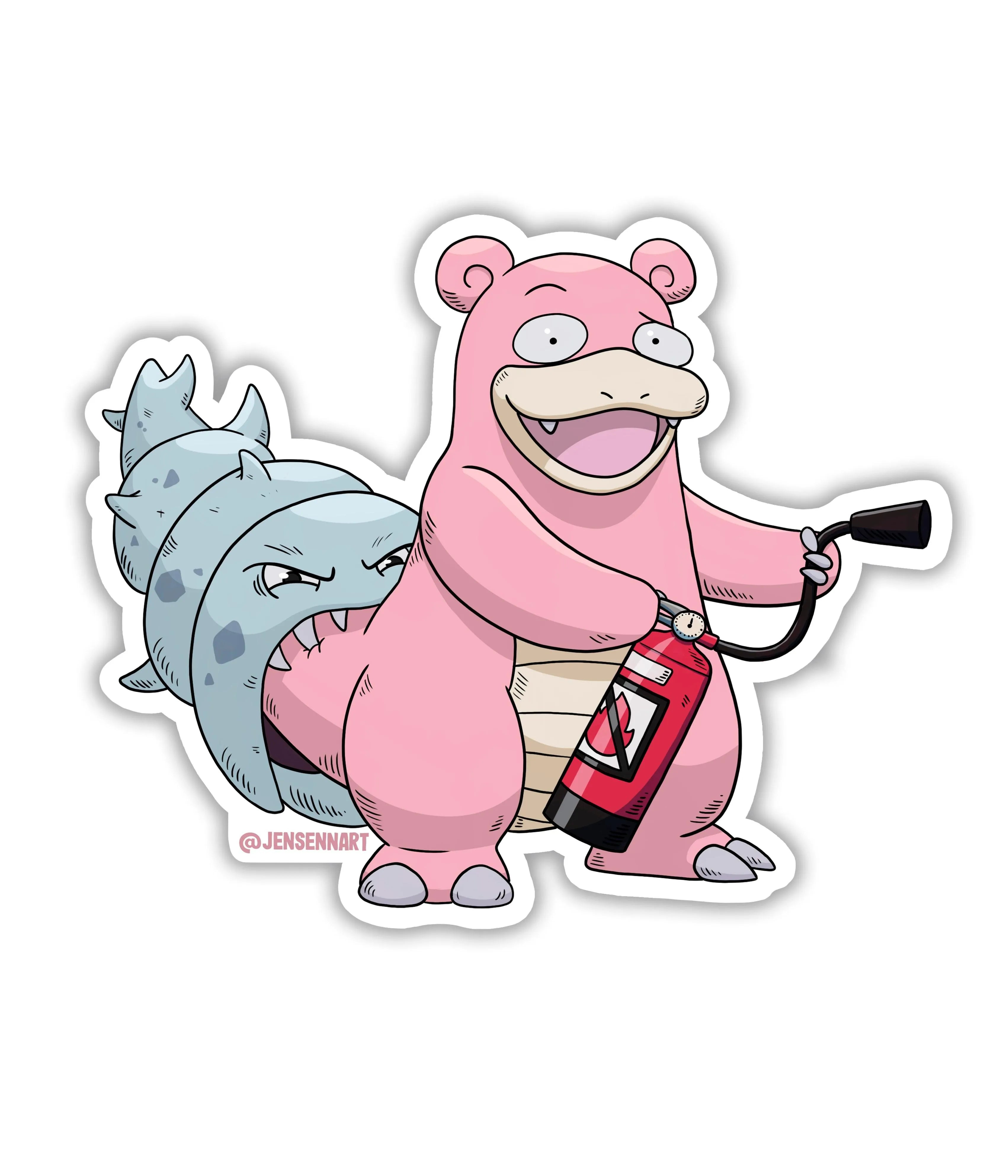 Slowbro - Rei do Sticker
