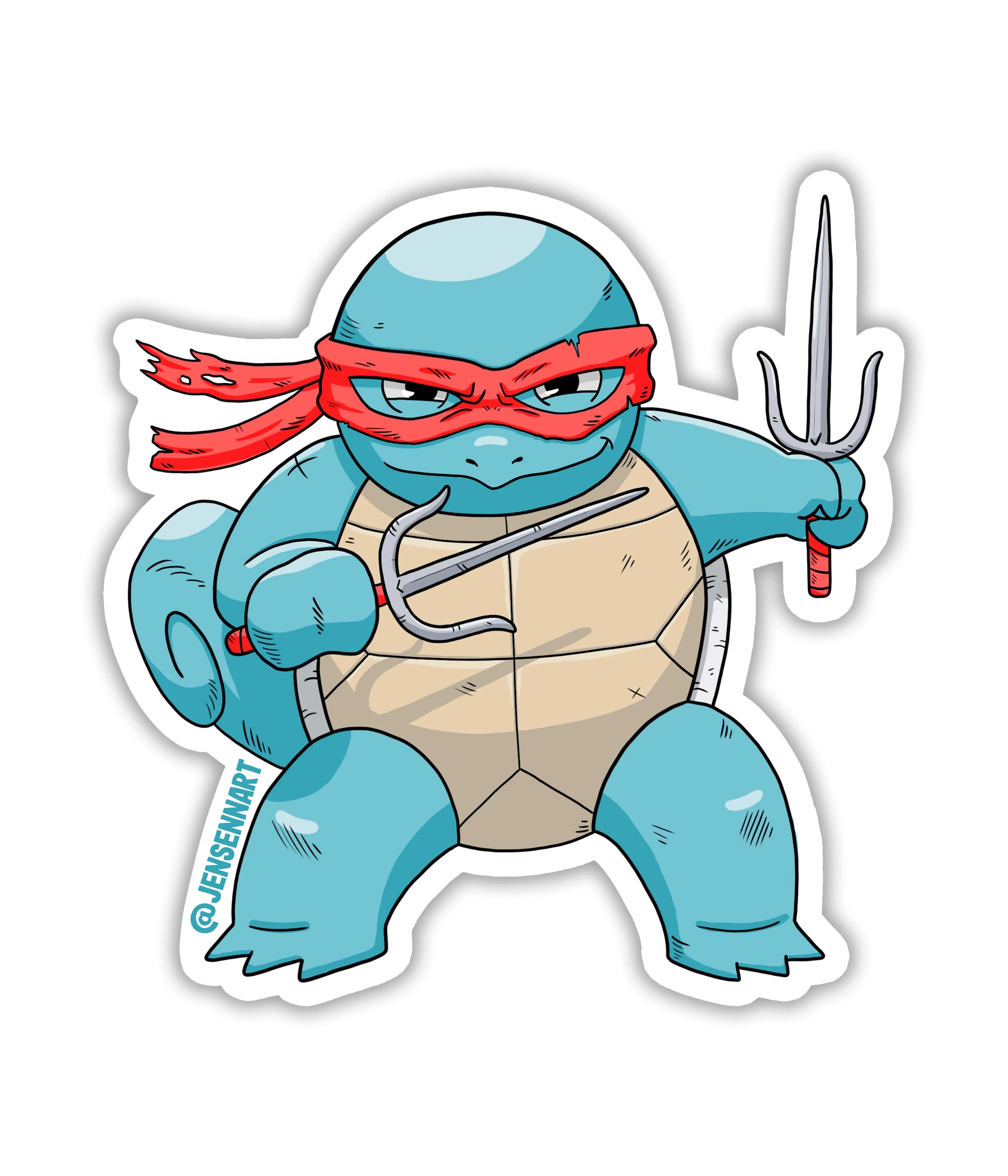 Squirtle - Rei do Sticker