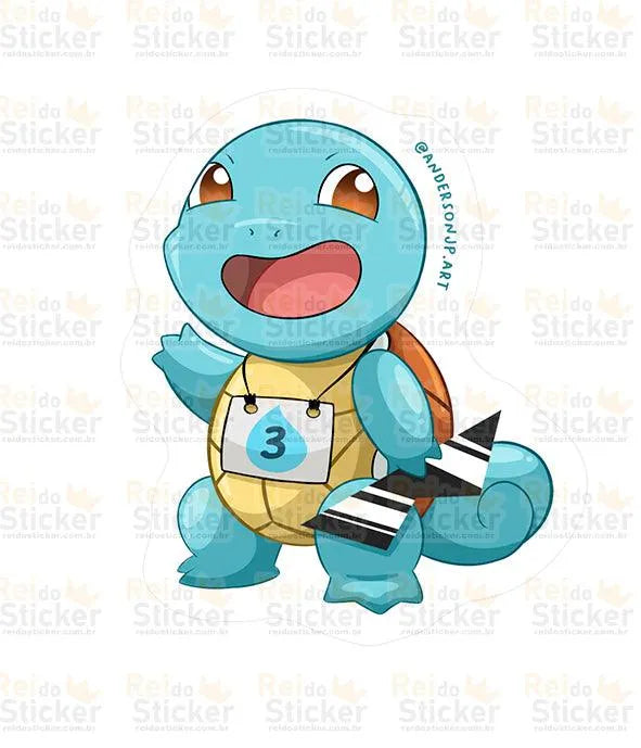 Squirtle - Rei do Sticker