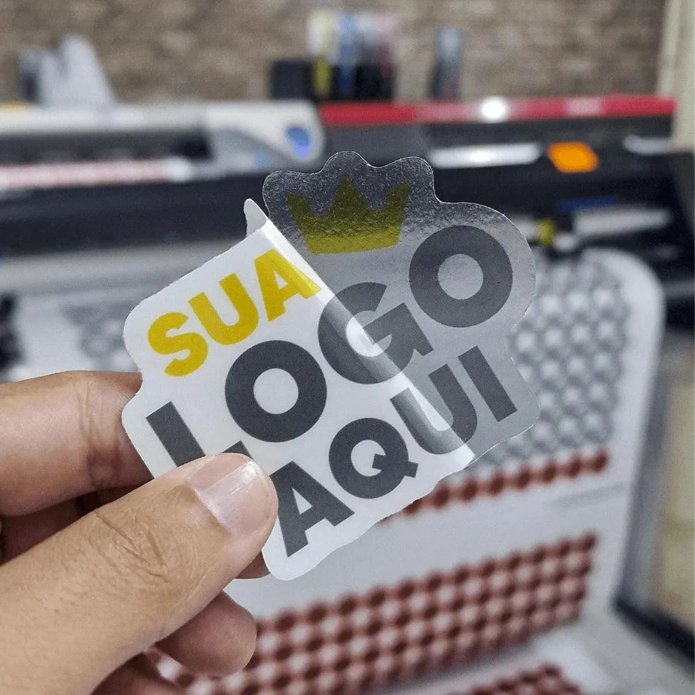 Sticker 500 unidades 4x 4 cm R$ 95,00 - Rei do Sticker