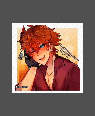 Tartaglia Genshin Impact - Rei do Sticker