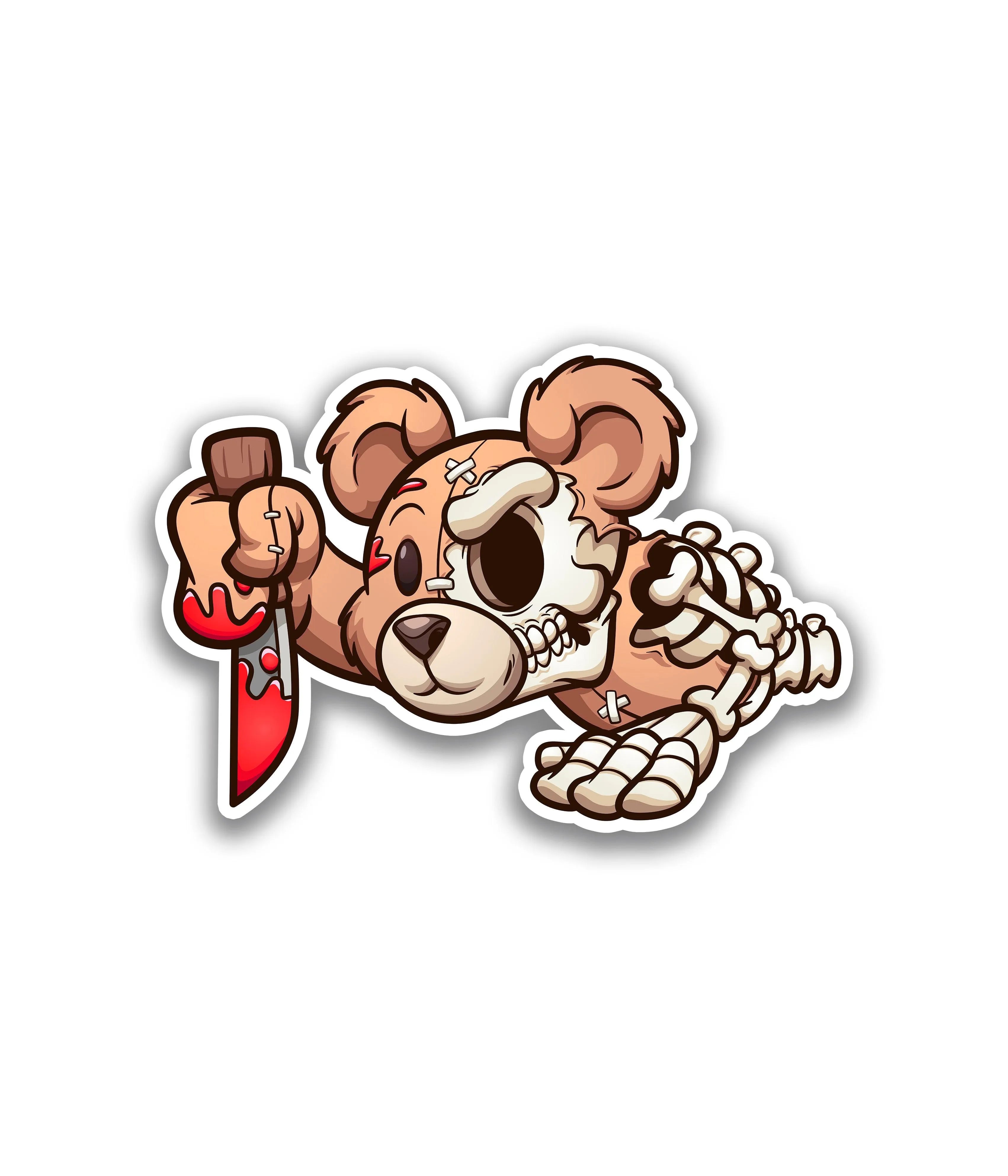 Urso Zumbi - Rei do Sticker