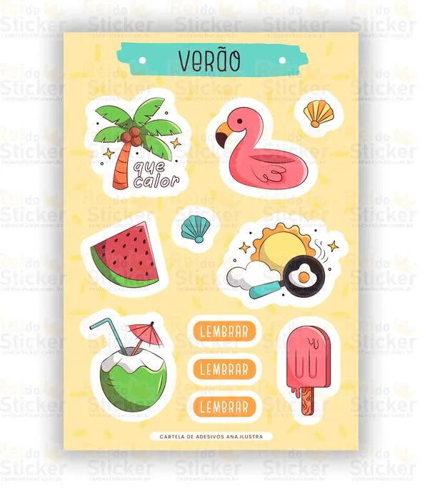 Verão - Rei do Sticker