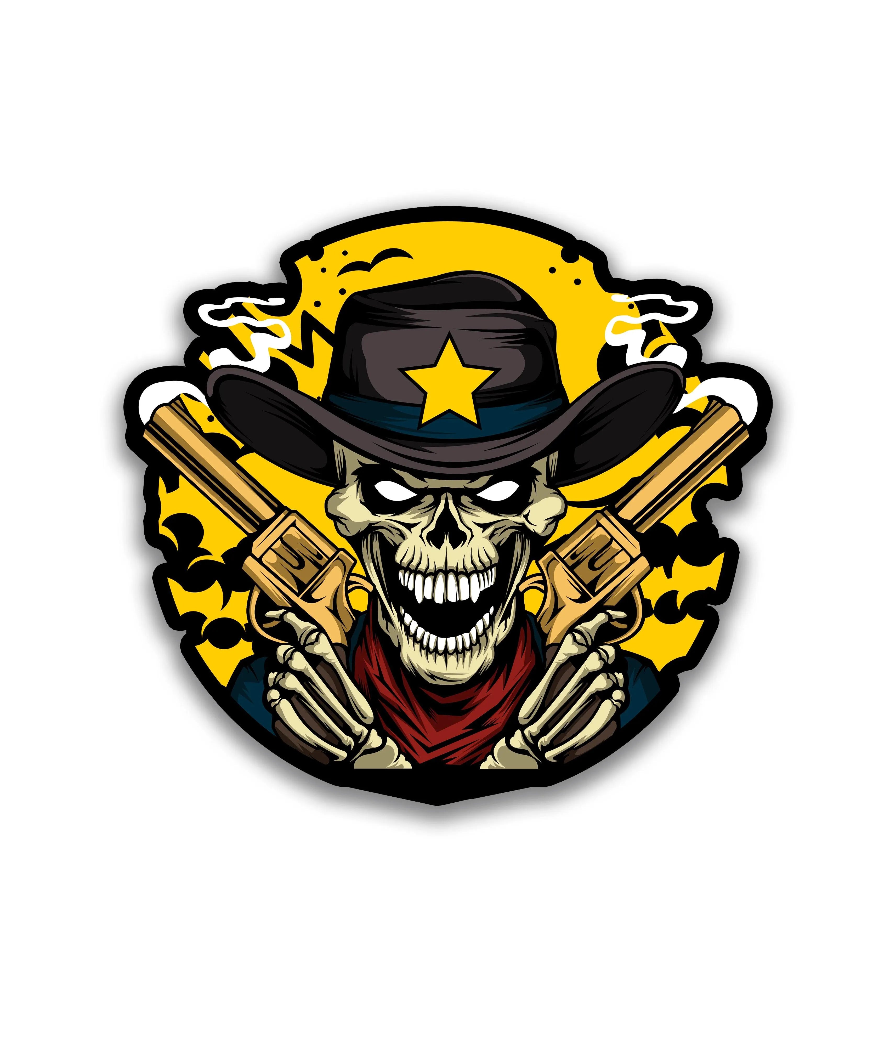 Xerife Skull - Rei do Sticker