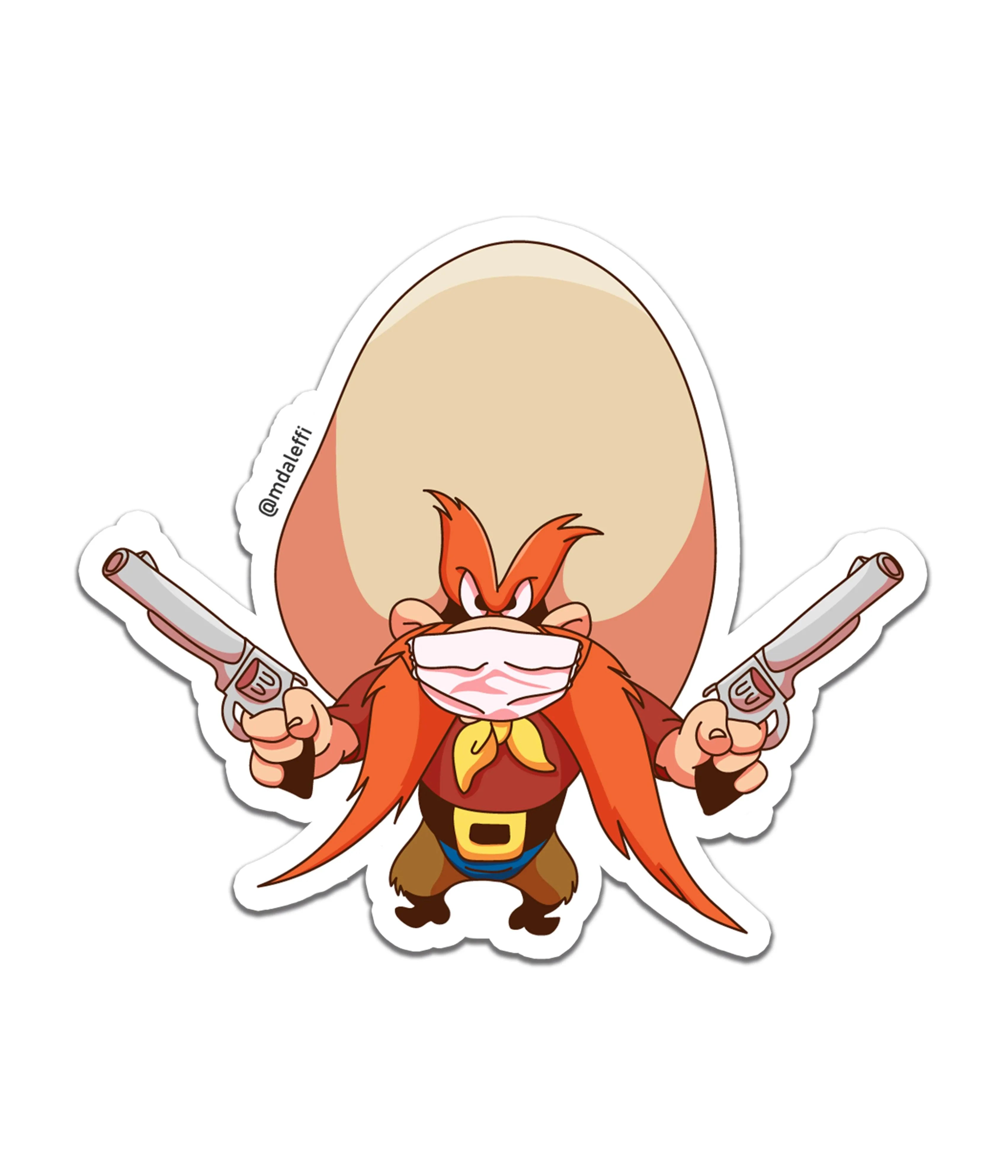 Yosemite Sam - Rei do Sticker