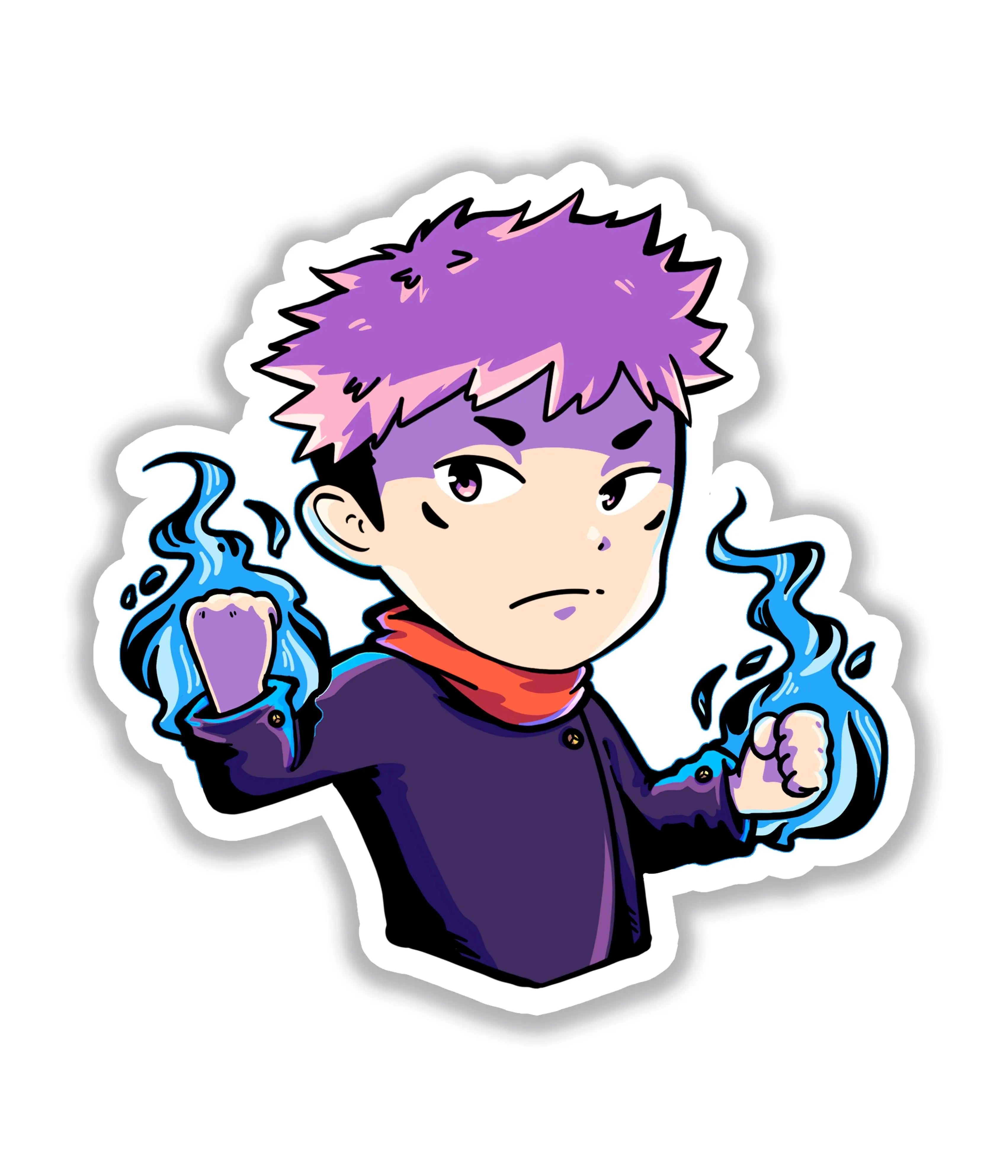Yuji Itadori - Rei do Sticker