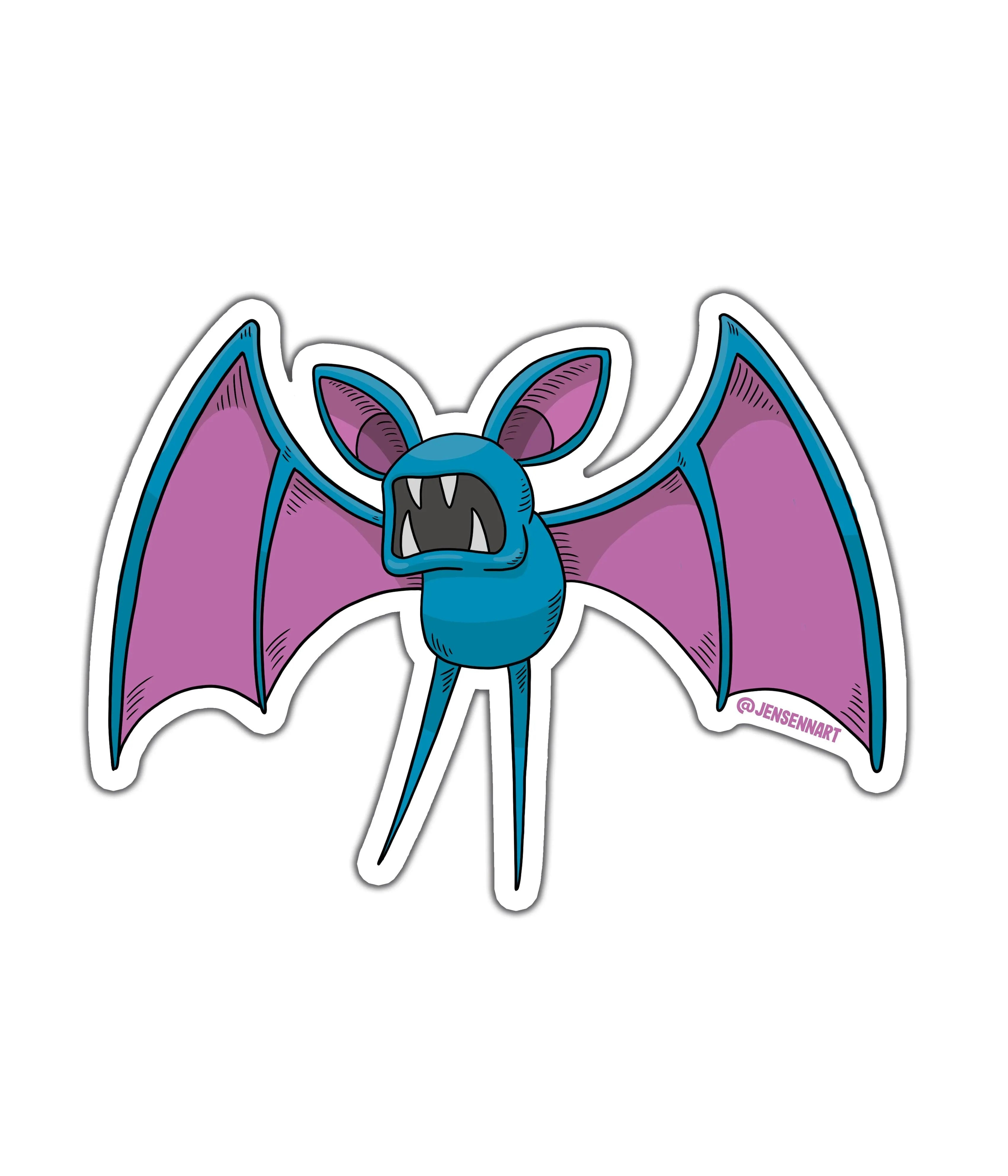 Zubat - Rei do Sticker