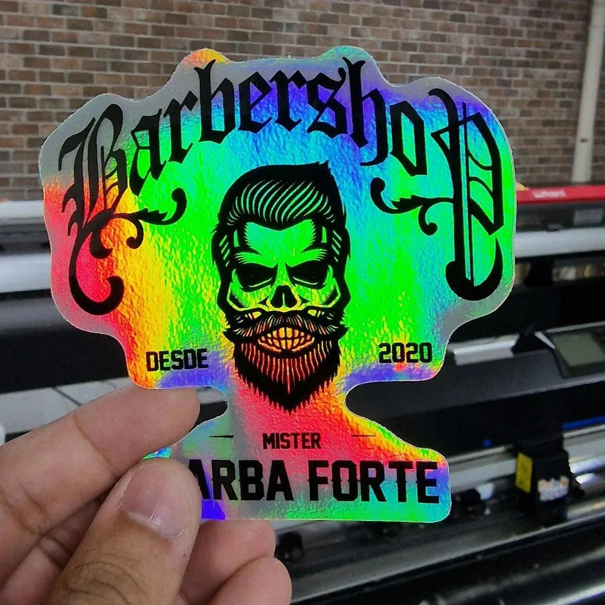 500 ADESIVOS HOLOGRÁFICOS - Rei do Sticker