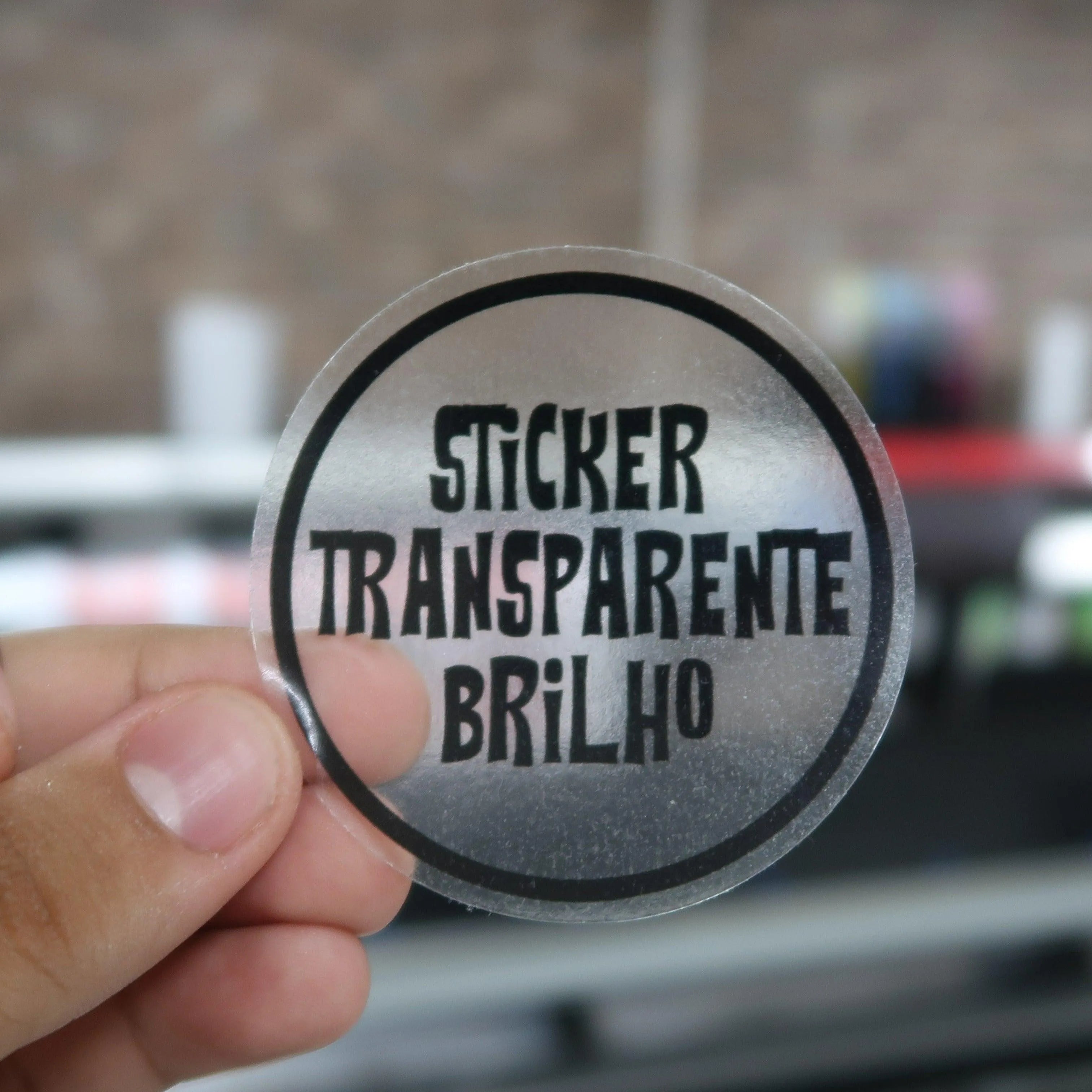 500 ADESIVOS TRANSPARENTES - Rei do Sticker