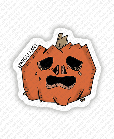 Abóbora De Halloween - Rei do Sticker