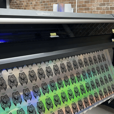 ADESIVO HOLOGRÁFICO - Rei do Sticker