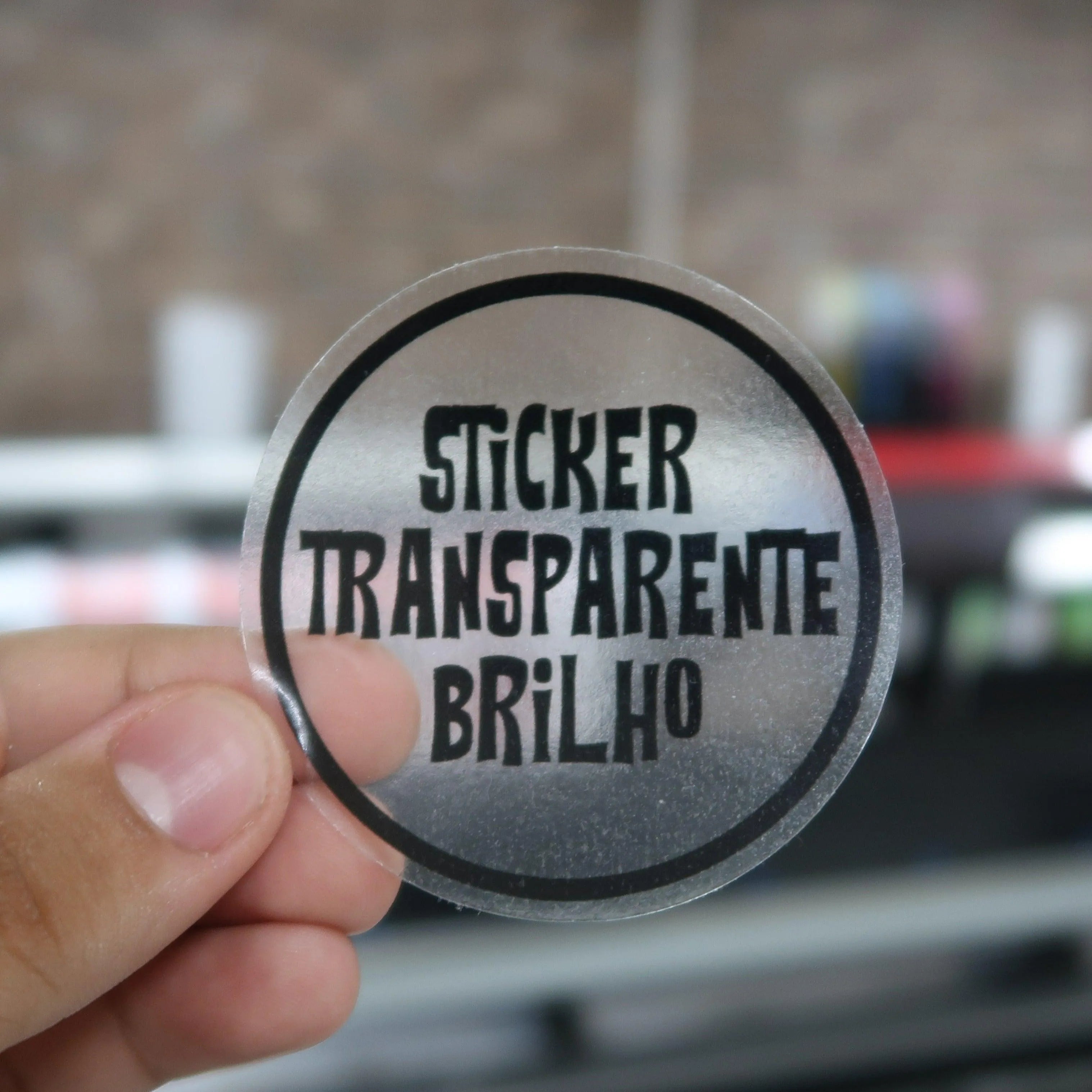 ADESIVO TRANSPARENTE - Rei do Sticker