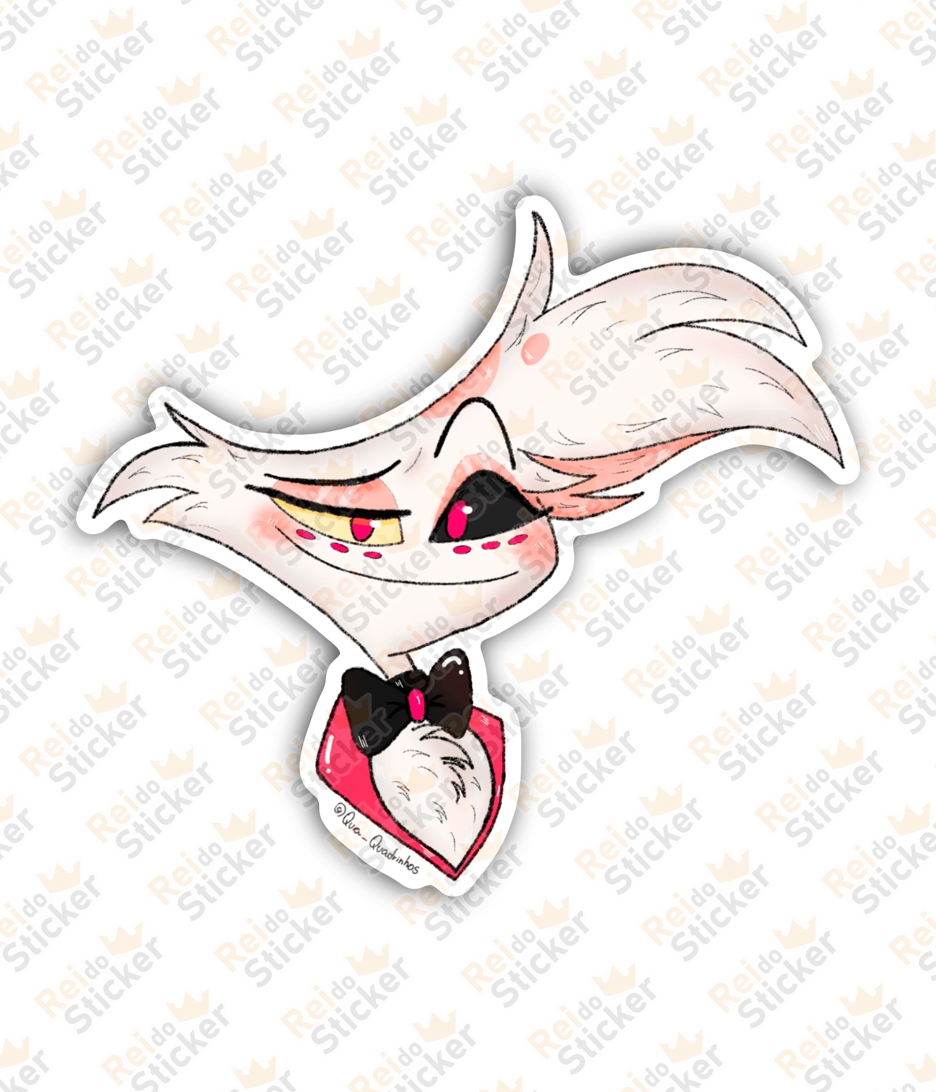 angel-dust-hazbin-hotel-rei-do-sticker - Rei do Sticker